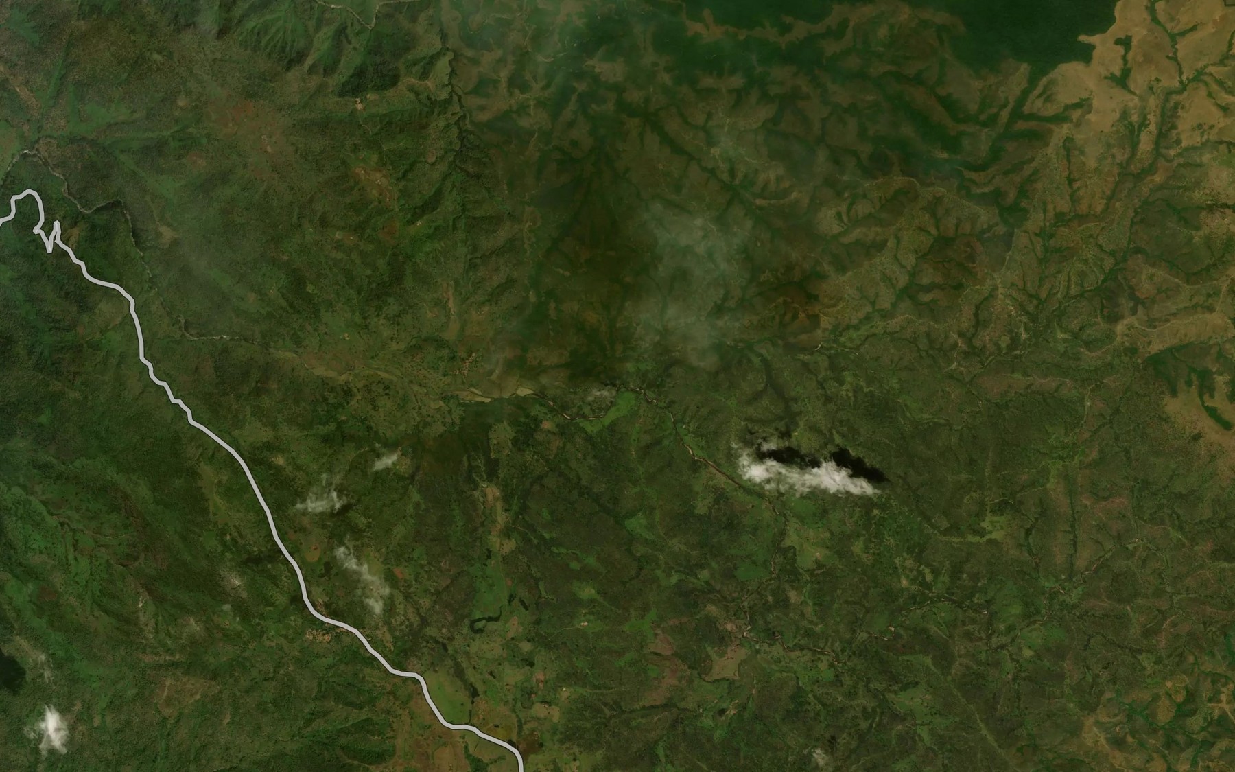 Satellite map of the RiverNyebe