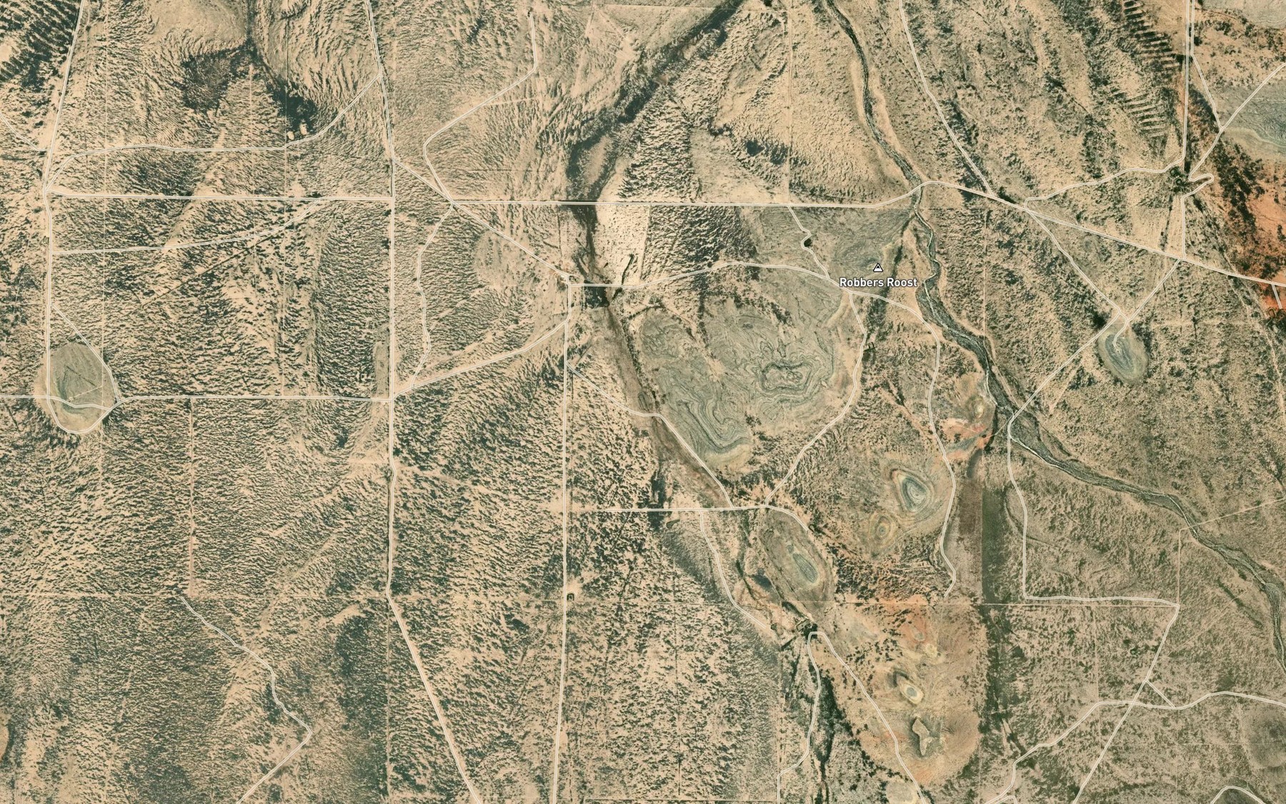 Satellite map of the Bull Waterhole
