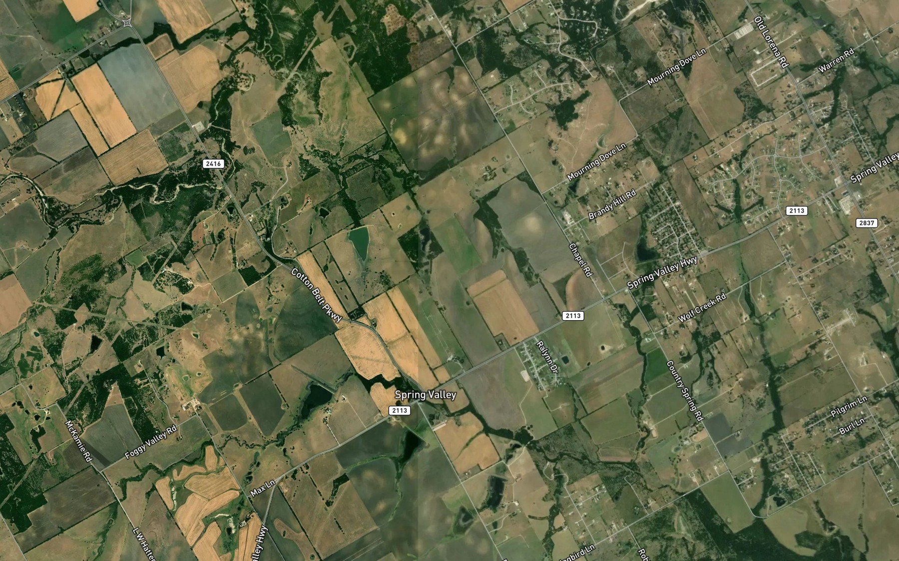 Satellite map of the Kunze Lake