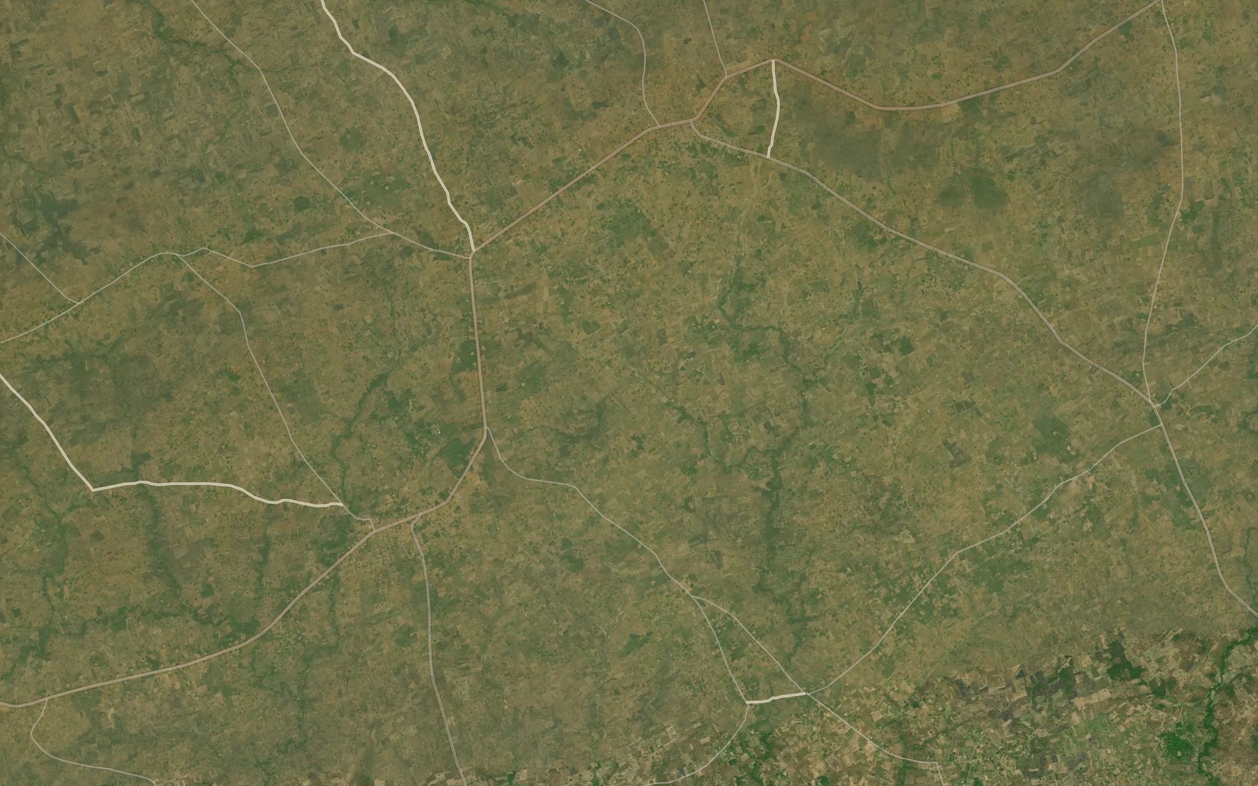 Satellite map of the River Ukile