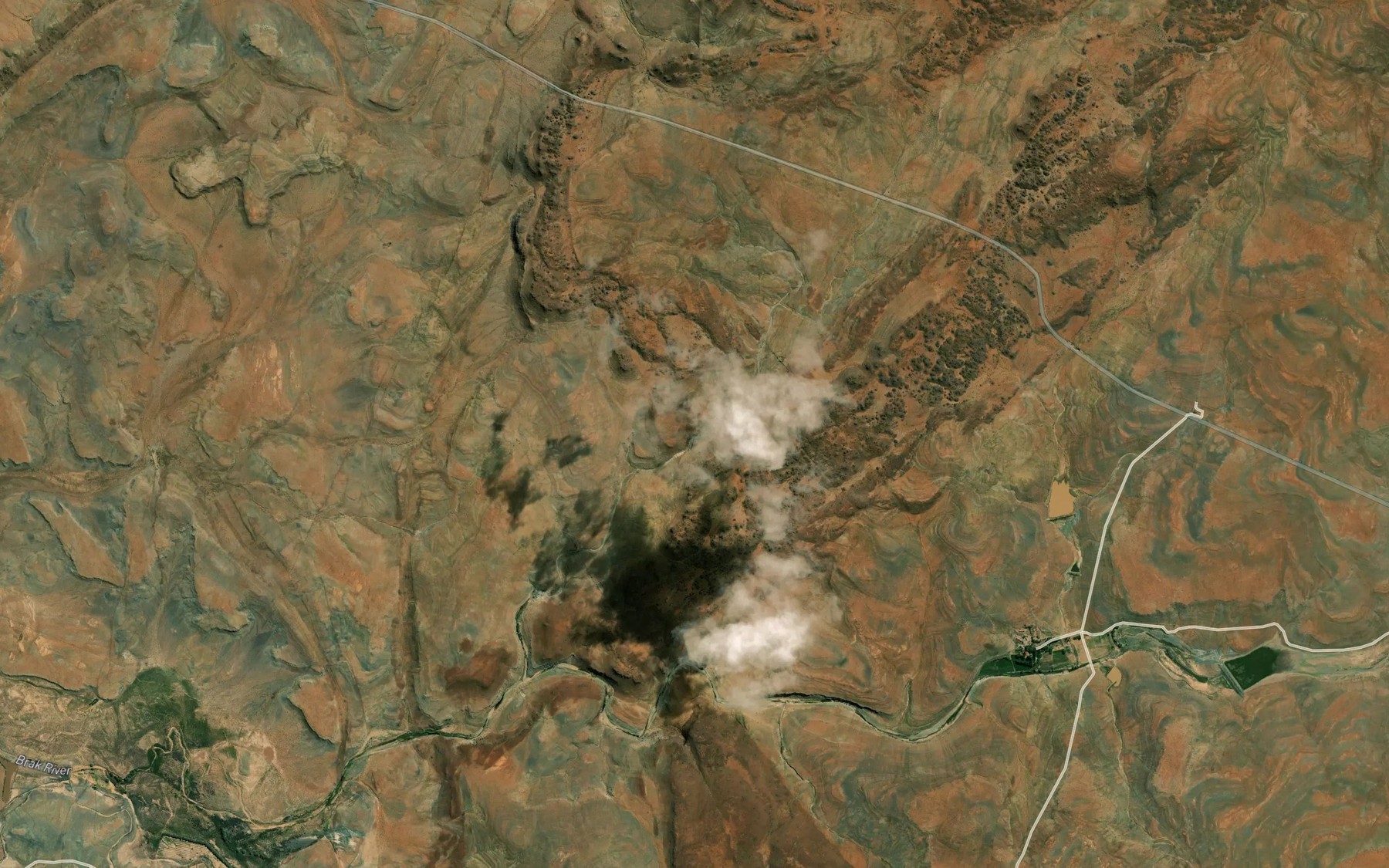 Satellite map of the Poortjie