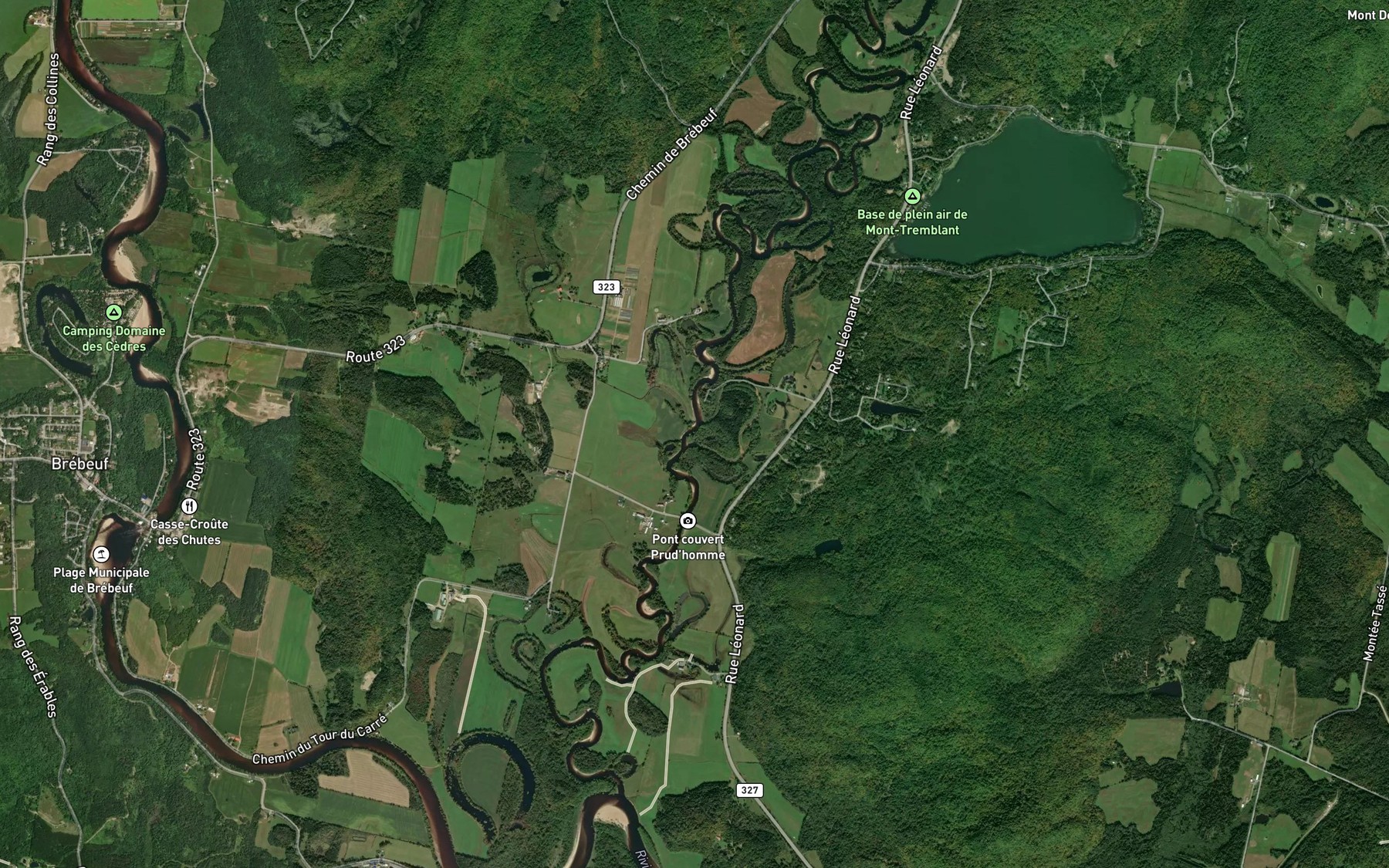 Satellite map of the Cours d'eau Alarie