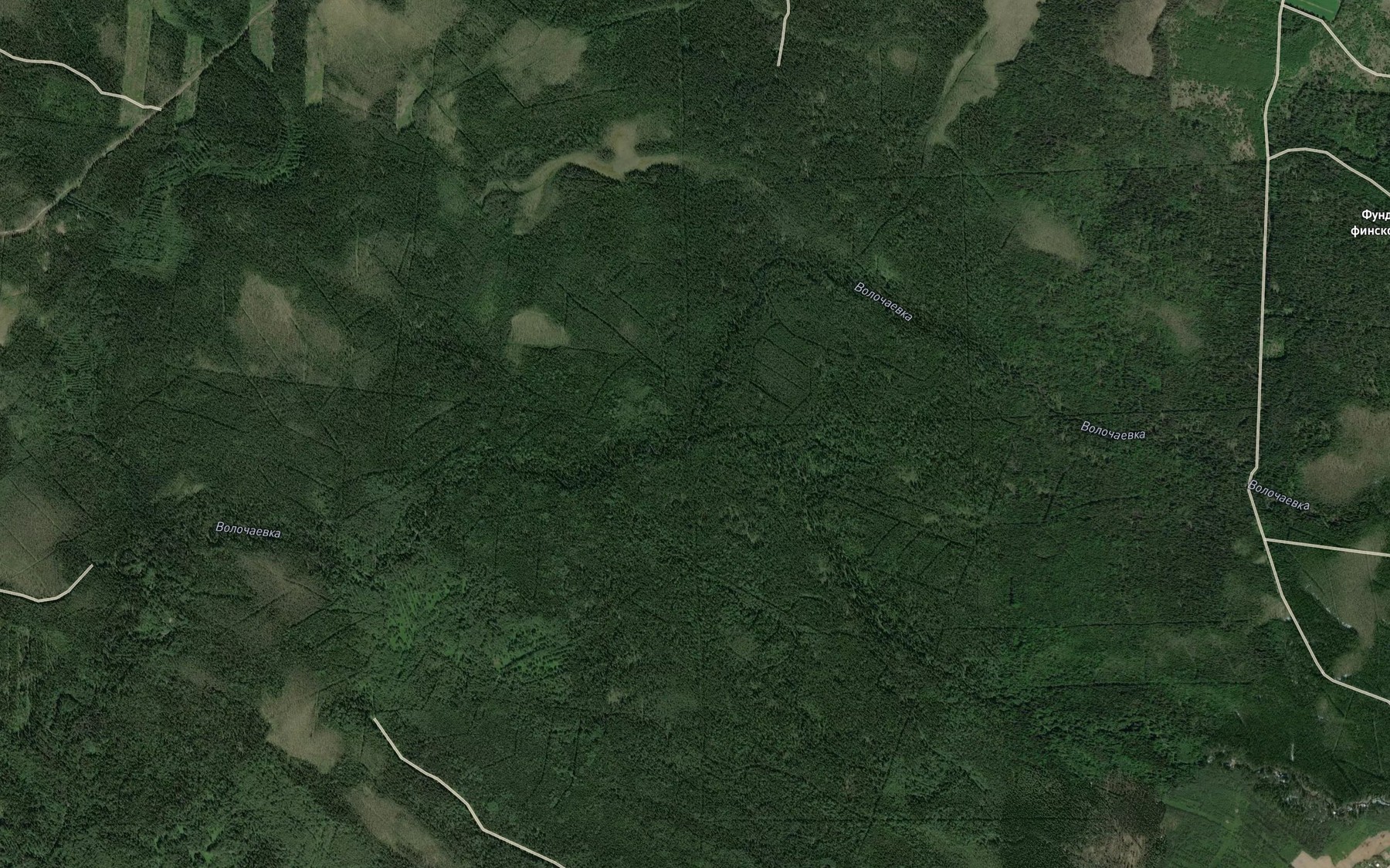 Satellite map of the Zvonkiy