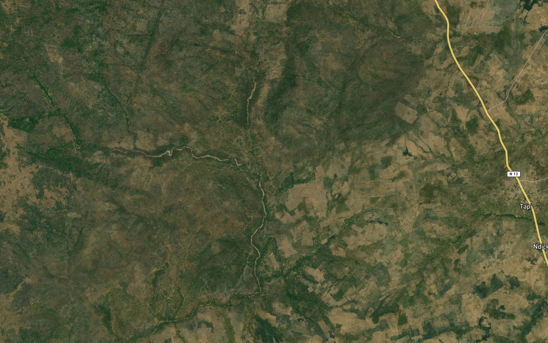 Satellite map of the Doutou
