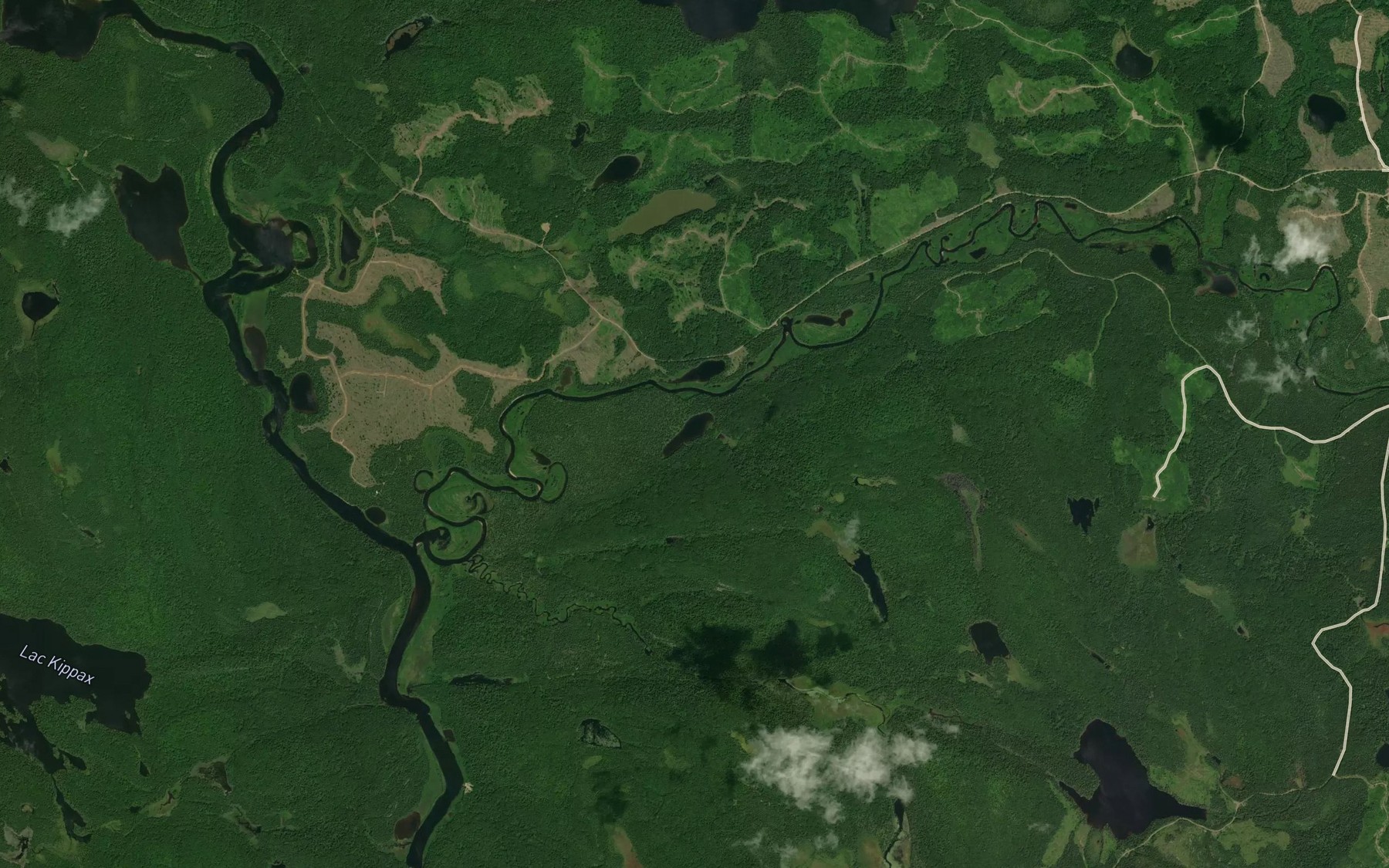 Satellite map of the Lac Jaloux