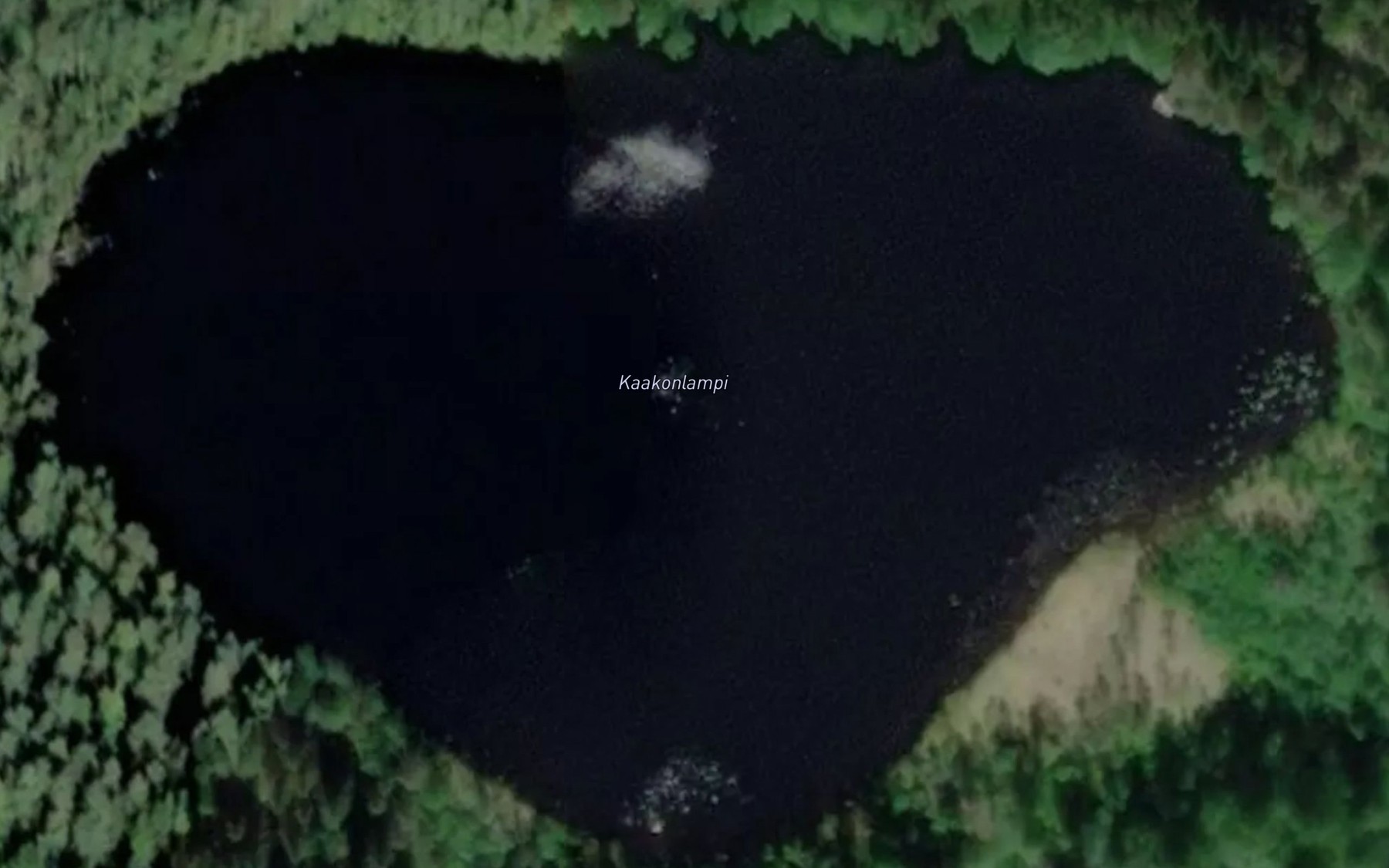 Satellite map of the Kaakonlampi