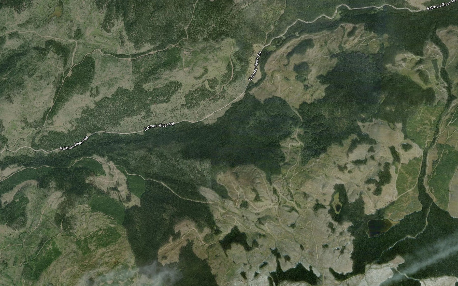 Satellite map of the Cress Creek