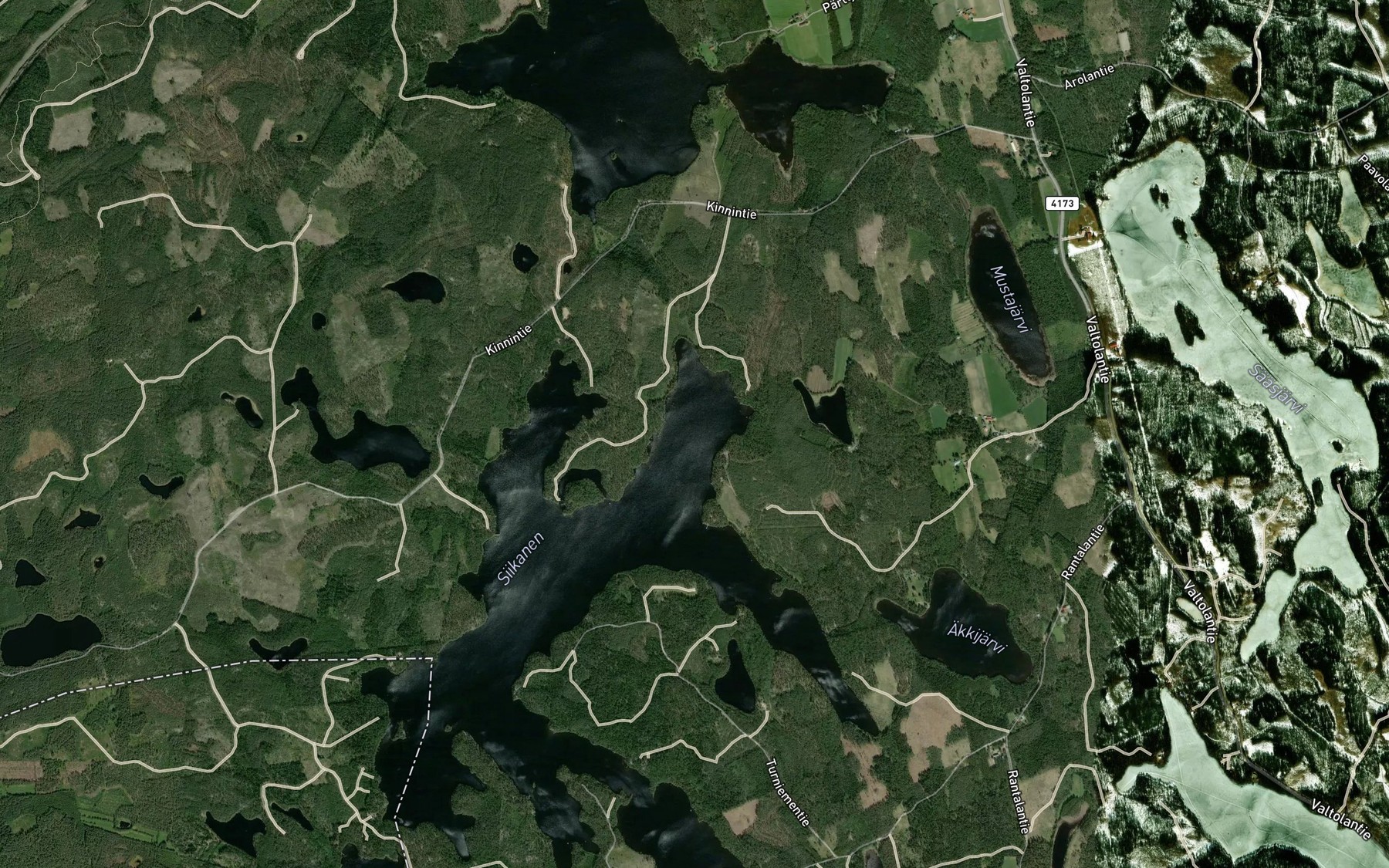Satellite map of the Kotilahti