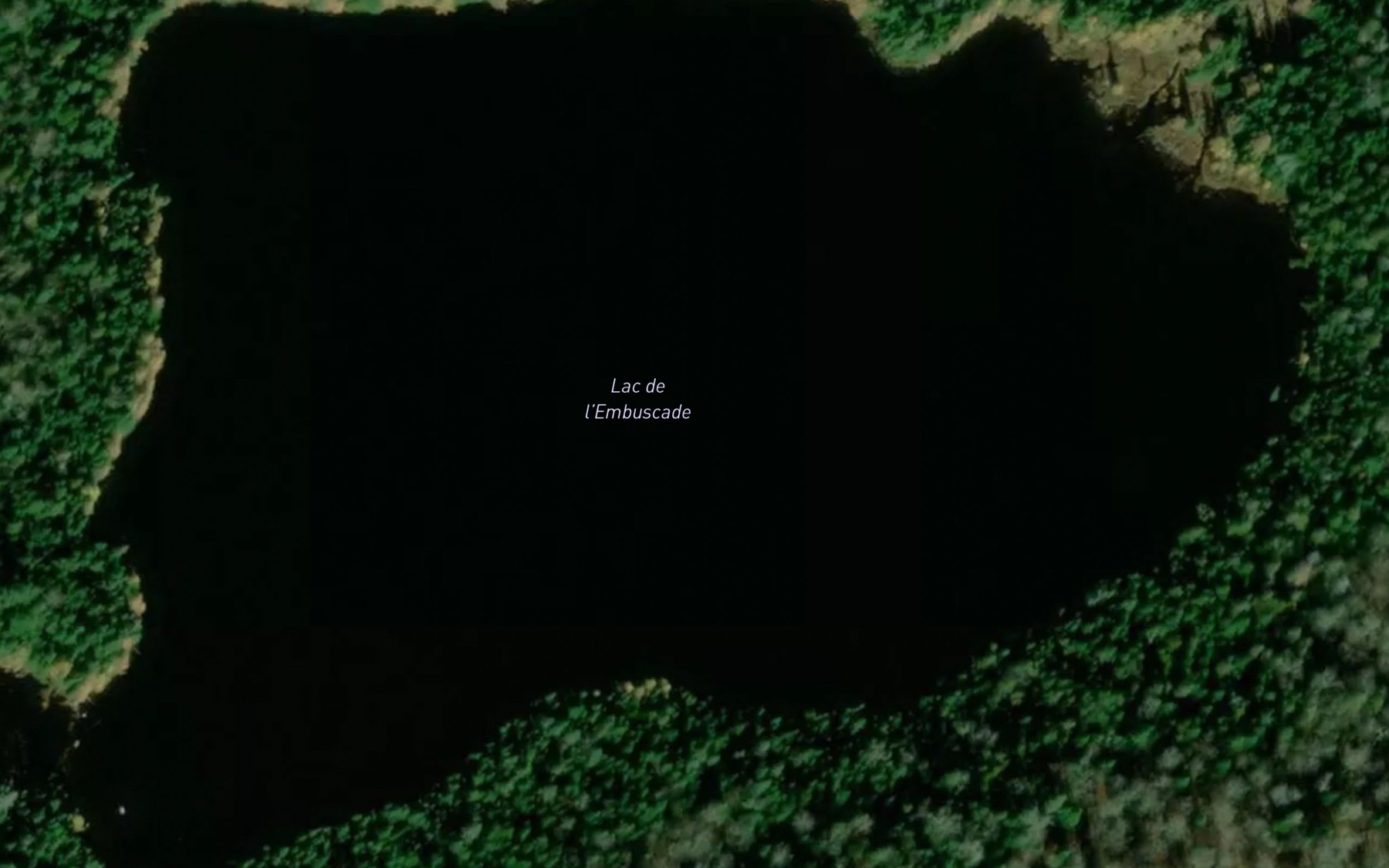 Satellite map of the Lac de l'Embuscade