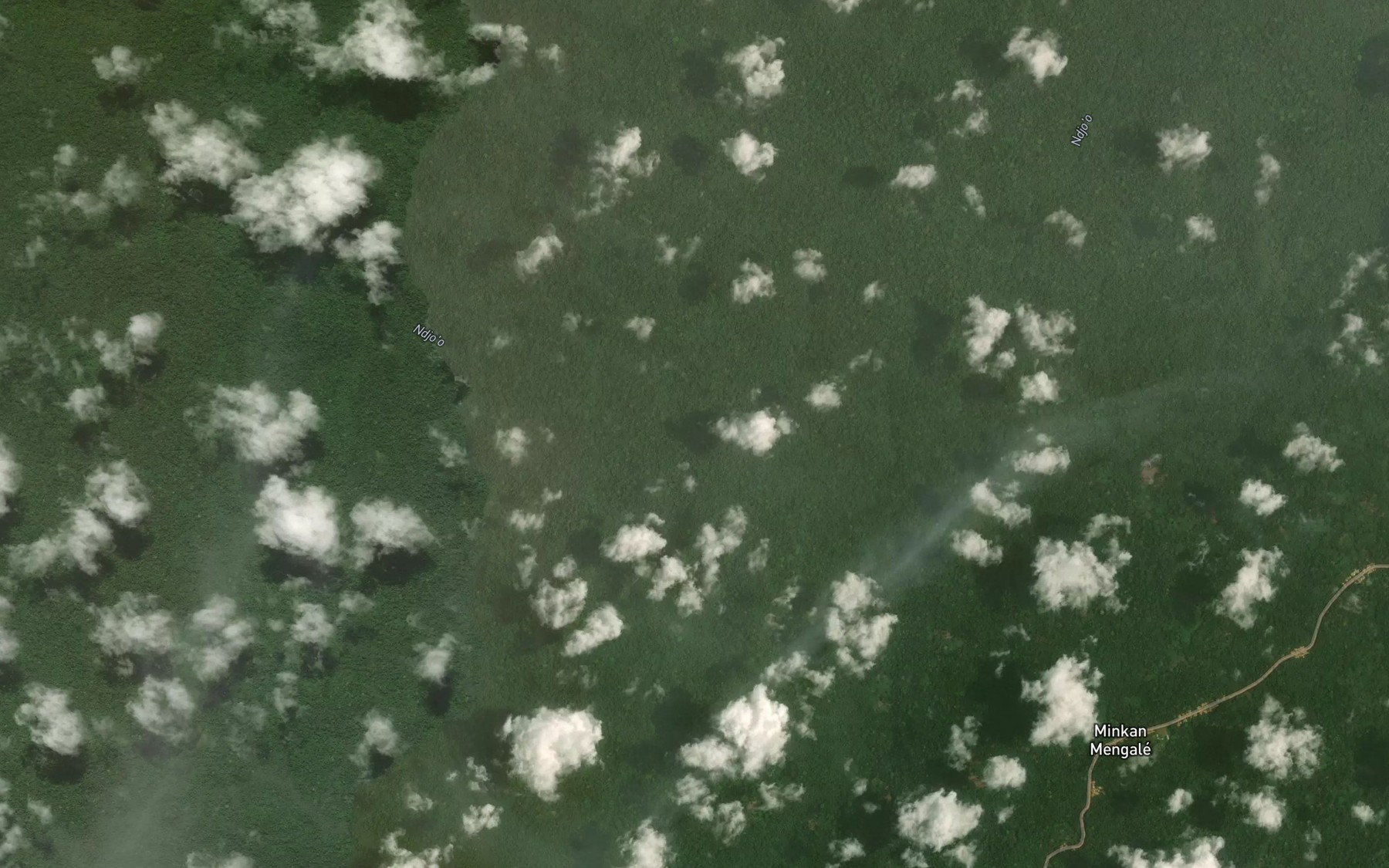 Satellite map of the Mfoumou