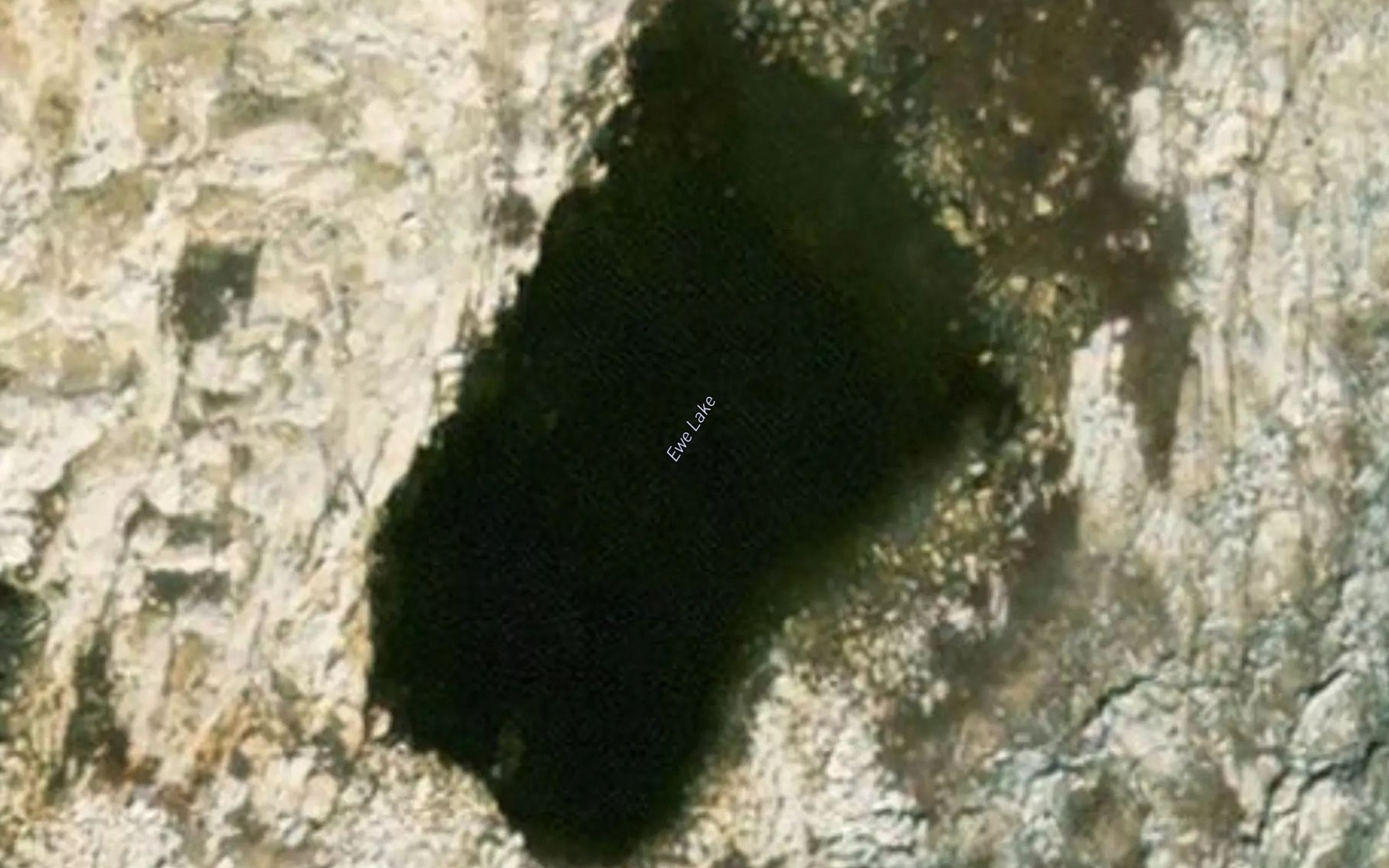 Satellite map of the Eve Lake