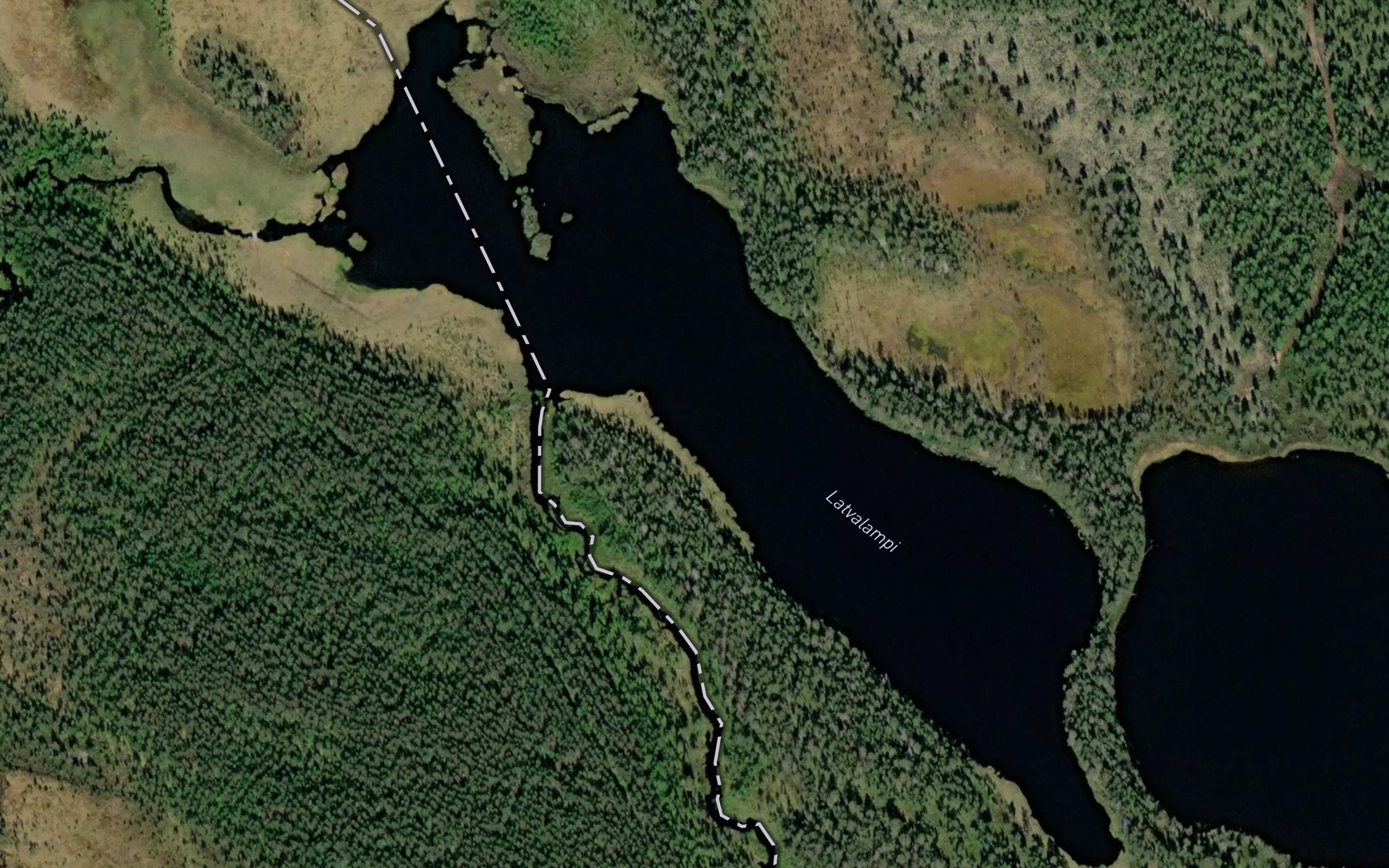 Satellite map of the Pesapuro