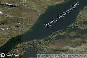 Satellite map of the Bajit Fiervuonjavri