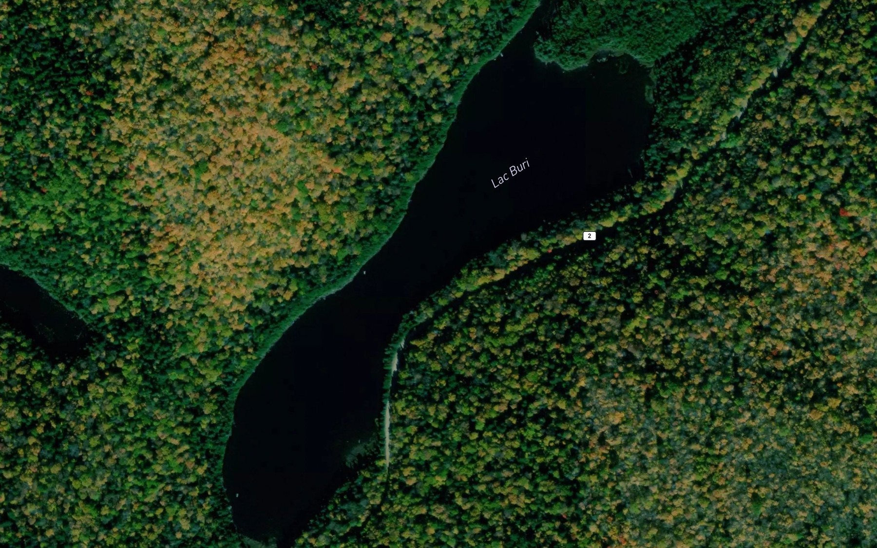 Satellite map of the Lac Buri