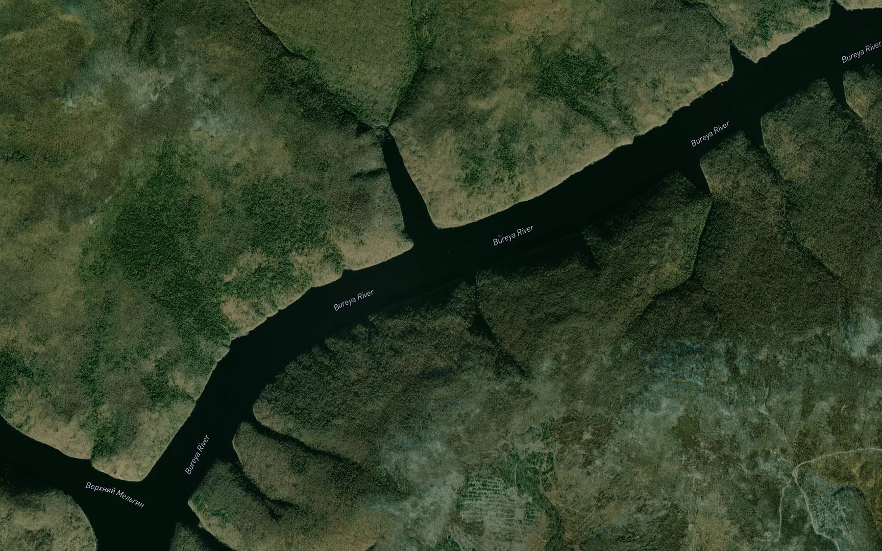 Satellite map of the Kamenushka