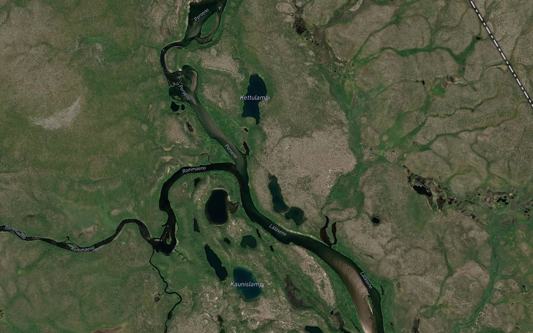 Satellite map of the Poroeno