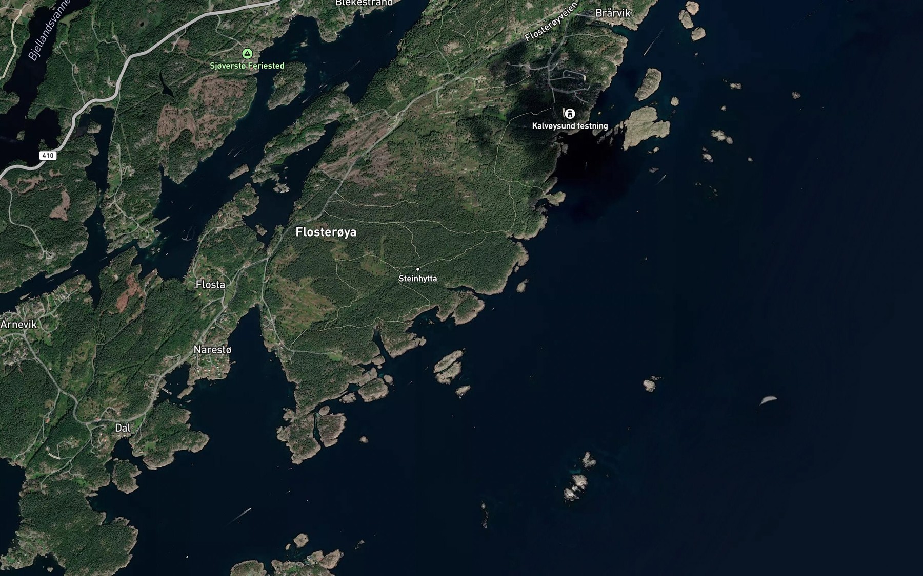 Satellite map of the Korshavn