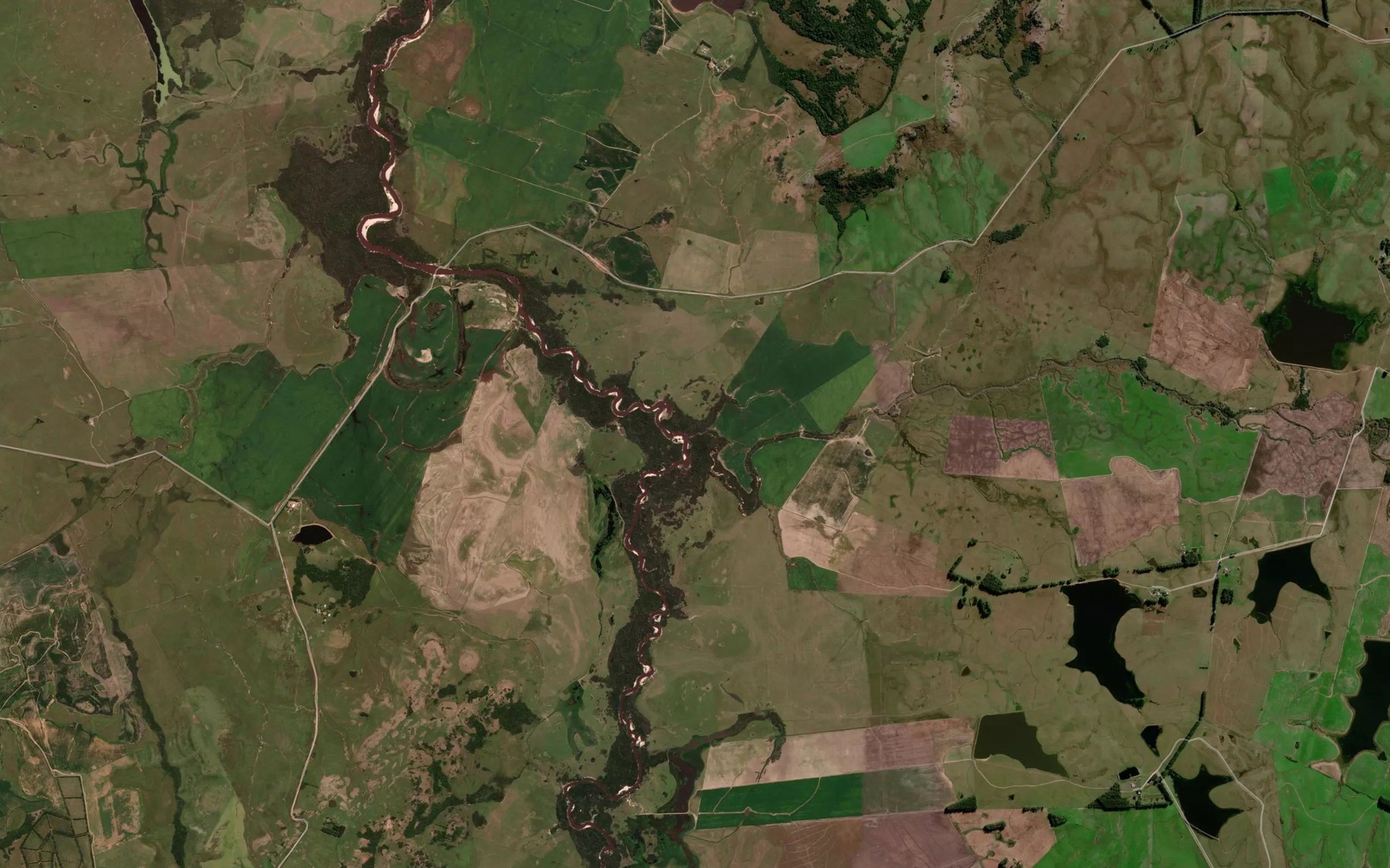 Satellite map of the Sanga da Olaria