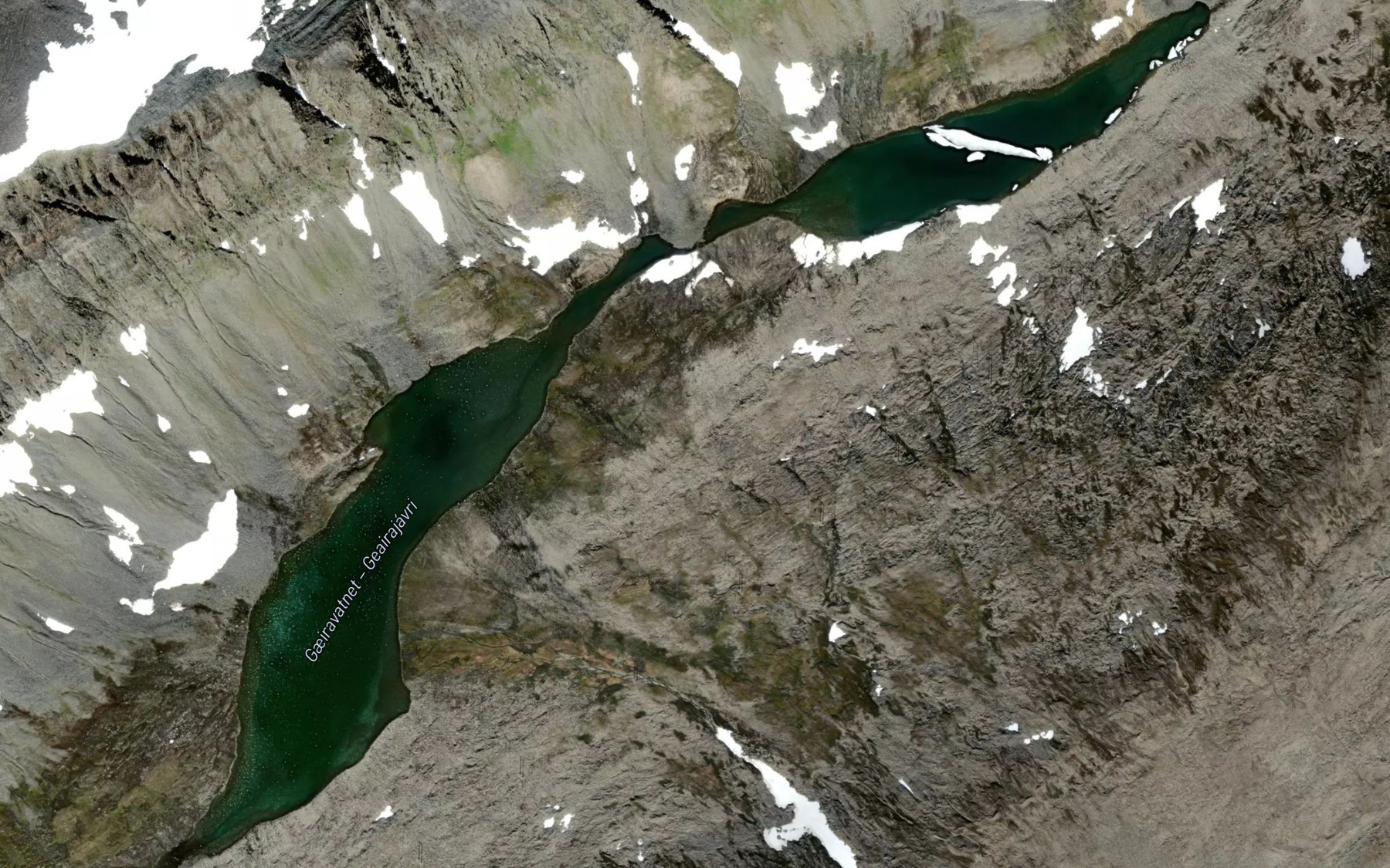 Satellite map of the Gaeiravatnet