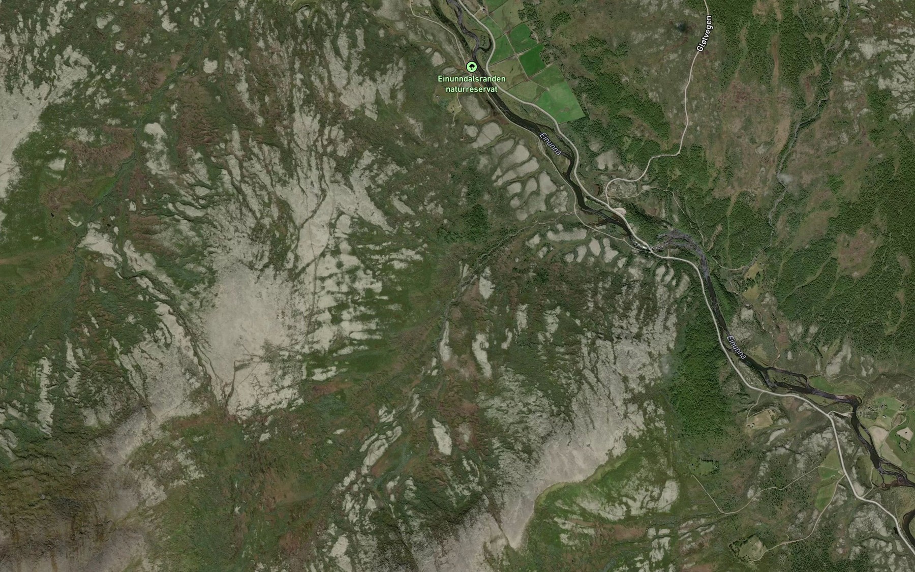 Satellite map of the Eiriksbekken