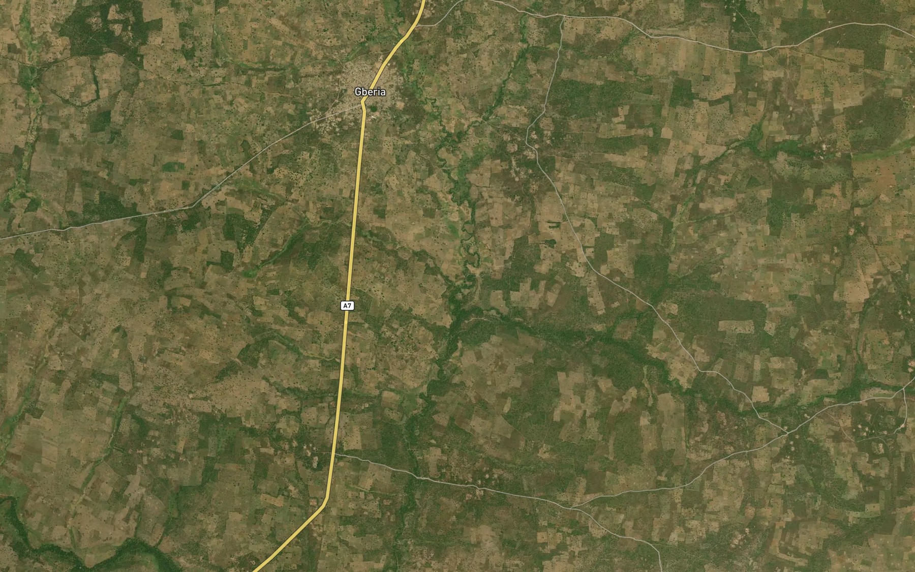 Satellite map of the River Lelekan