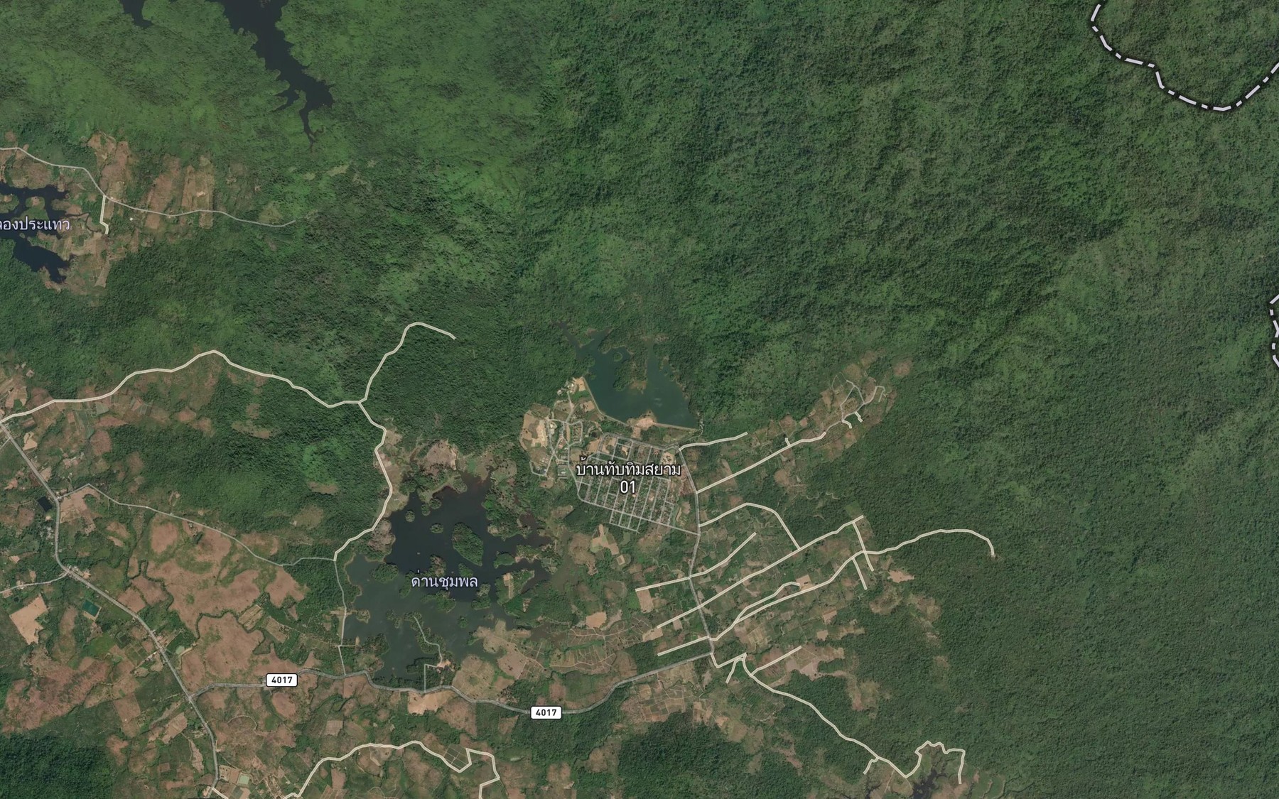 Satellite map of the Ang Kep Nam Khlong Lot Song