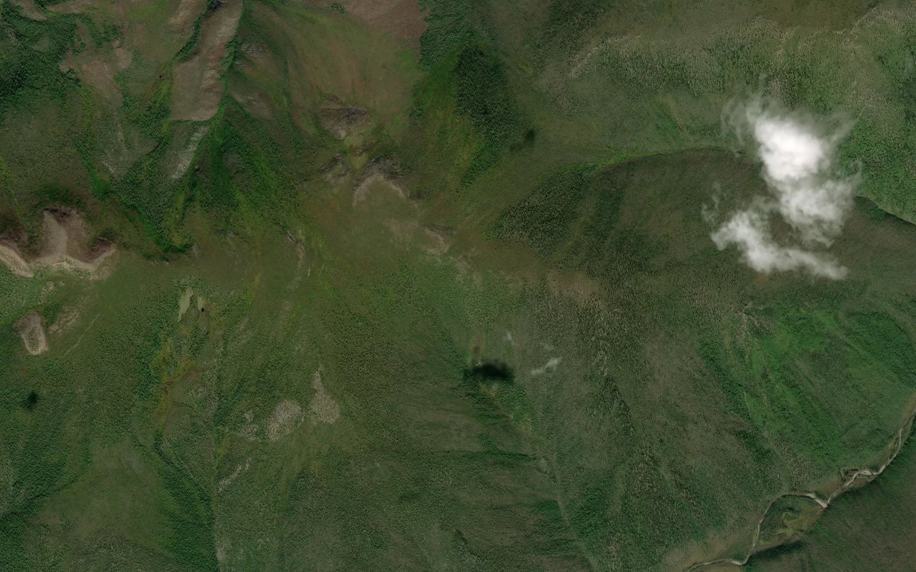 Satellite map of the Anaconda Creek