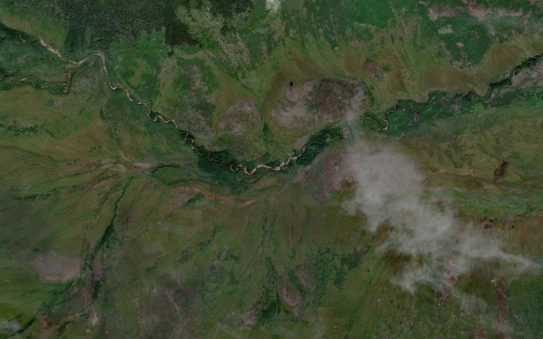 Satellite map of the Pereval'nyy