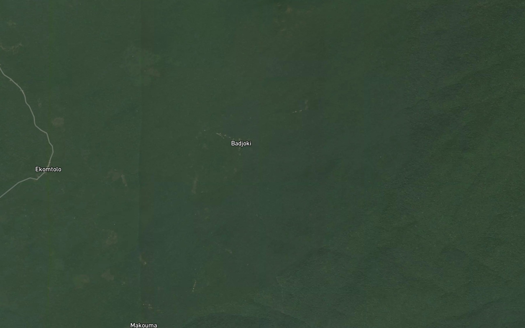 Satellite map of the Metete