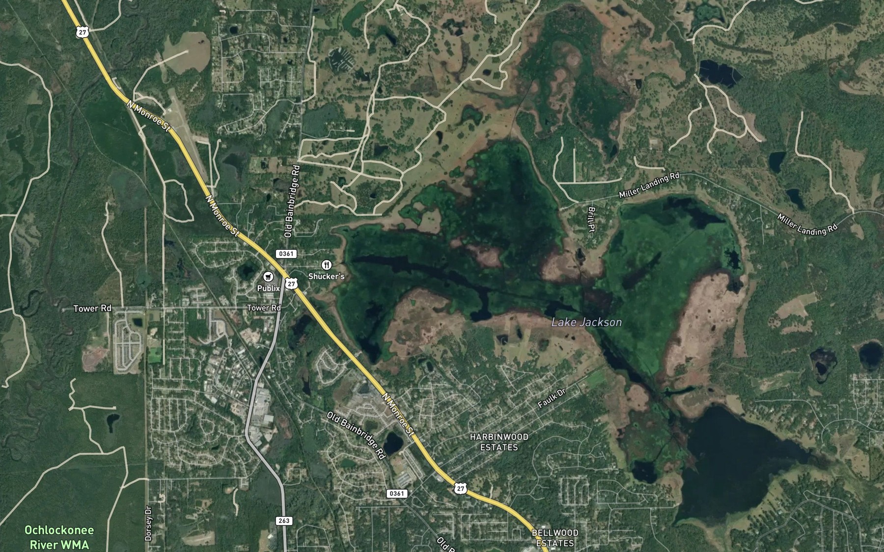 Satellite map of the Spot 2