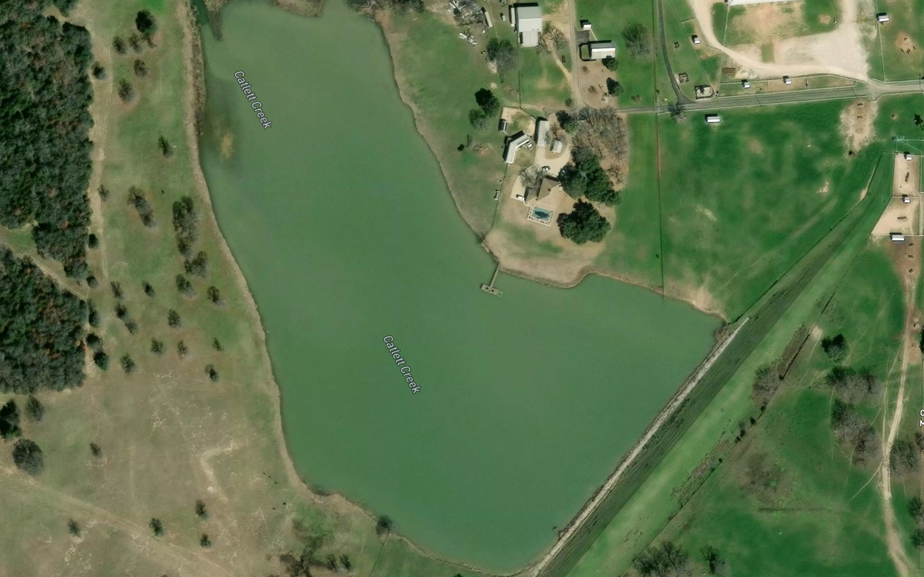 Satellite map of the Soil Conservation Service Site 23a Reservoir