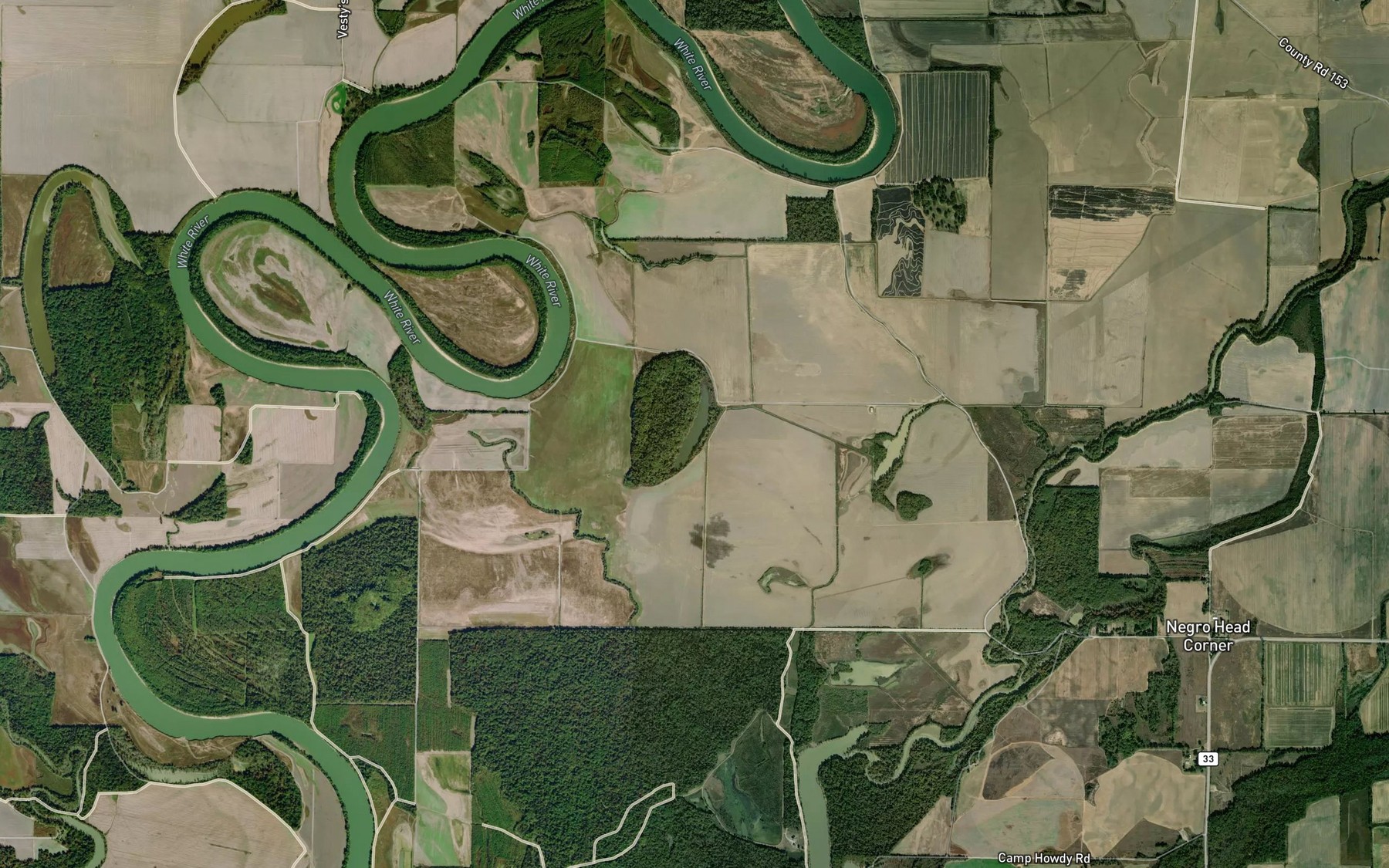 Satellite map of the Big Jordan Lake