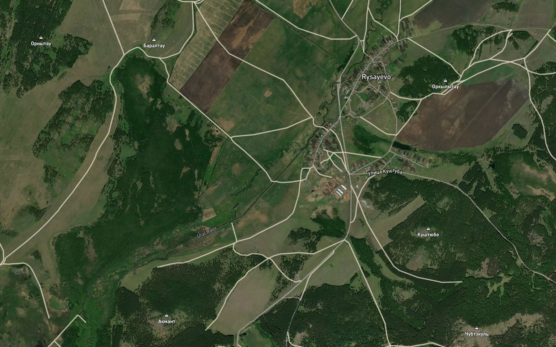 Satellite map of the Baral