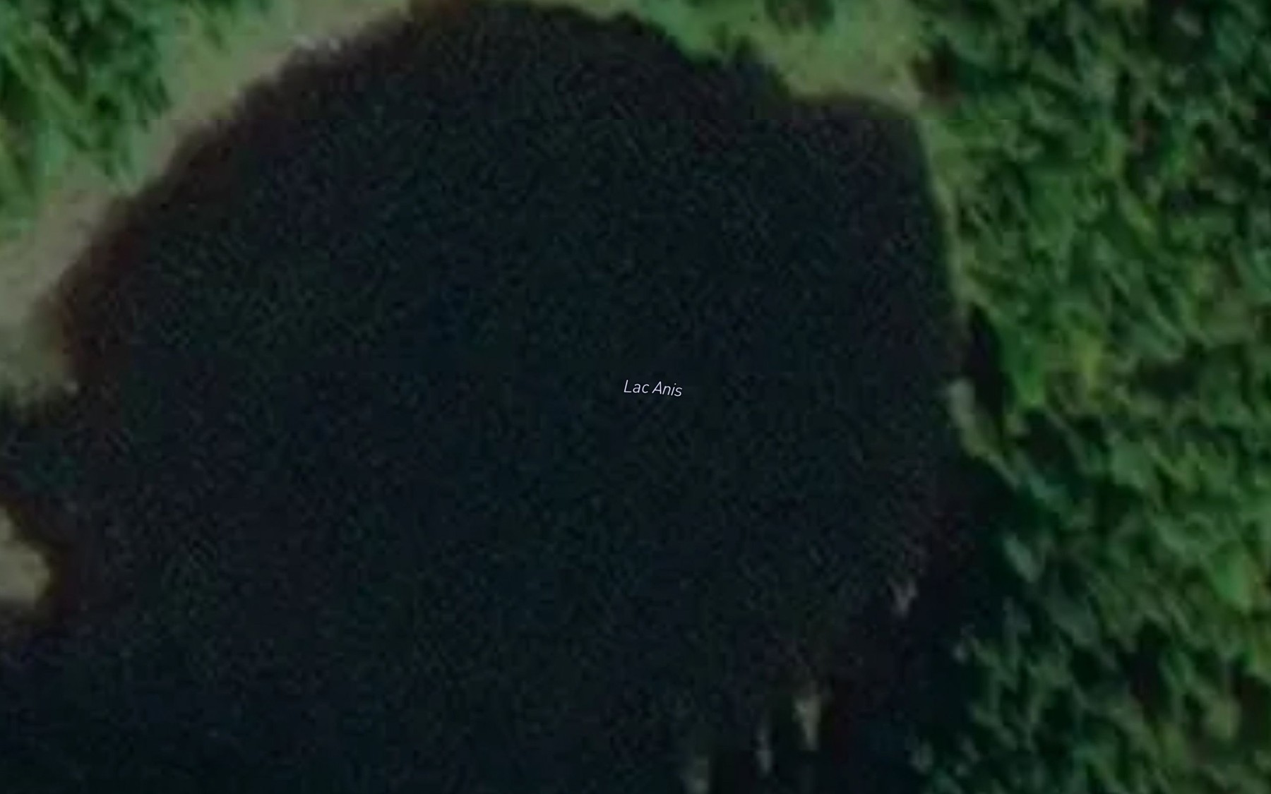 Satellite map of the Lac Anis