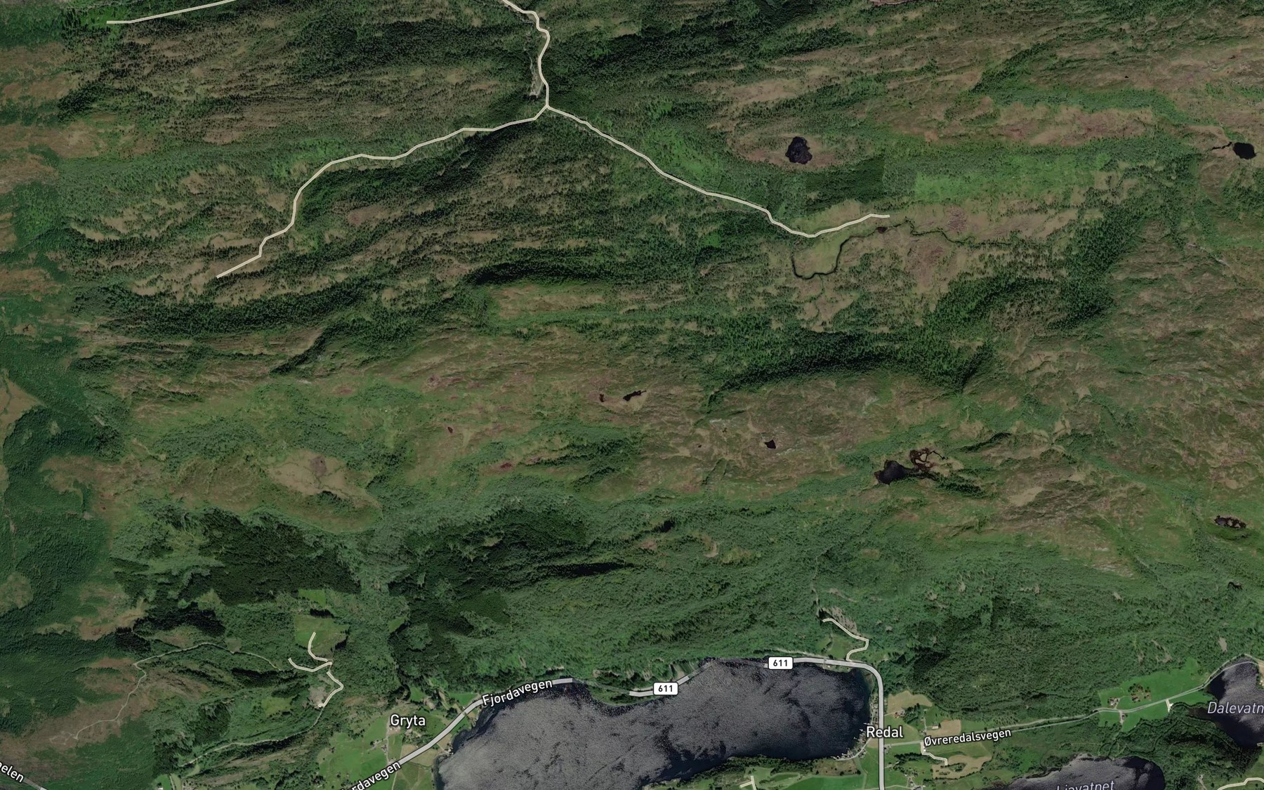 Satellite map of the Smatjonnane