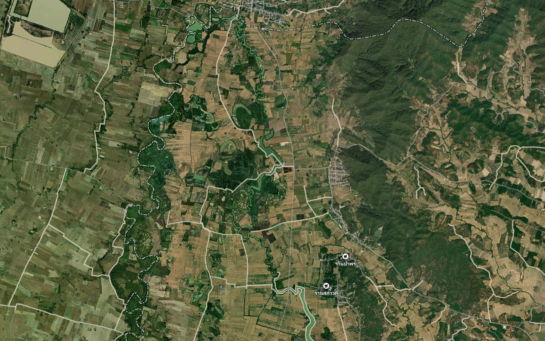 Satellite map of the Nong Sam Kha