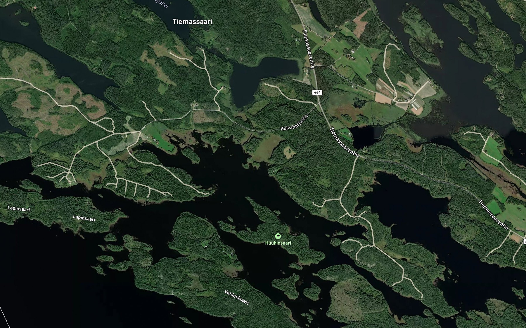Satellite map of the Kurjenluhta