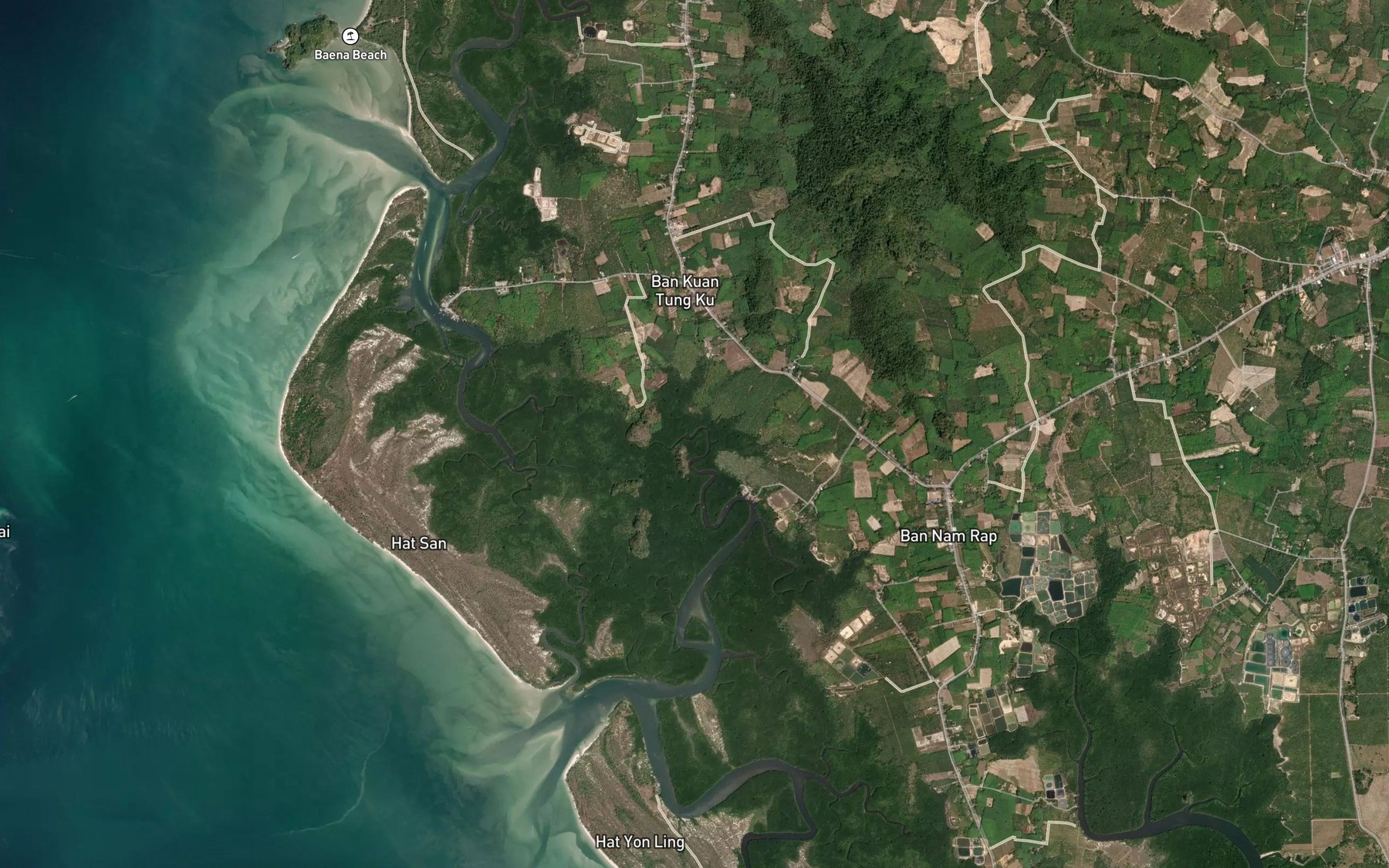 Satellite map of the Khlong Lin