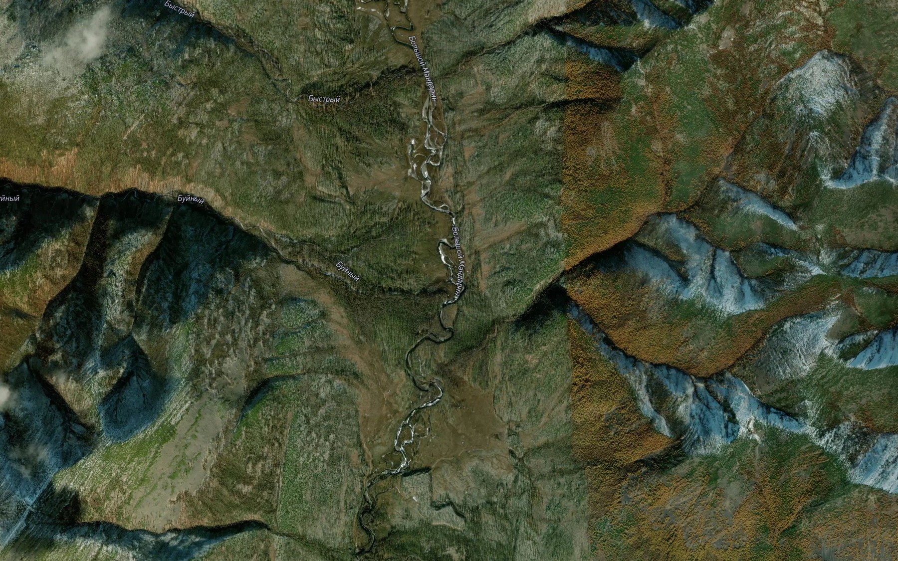 Satellite map of the Buynyy