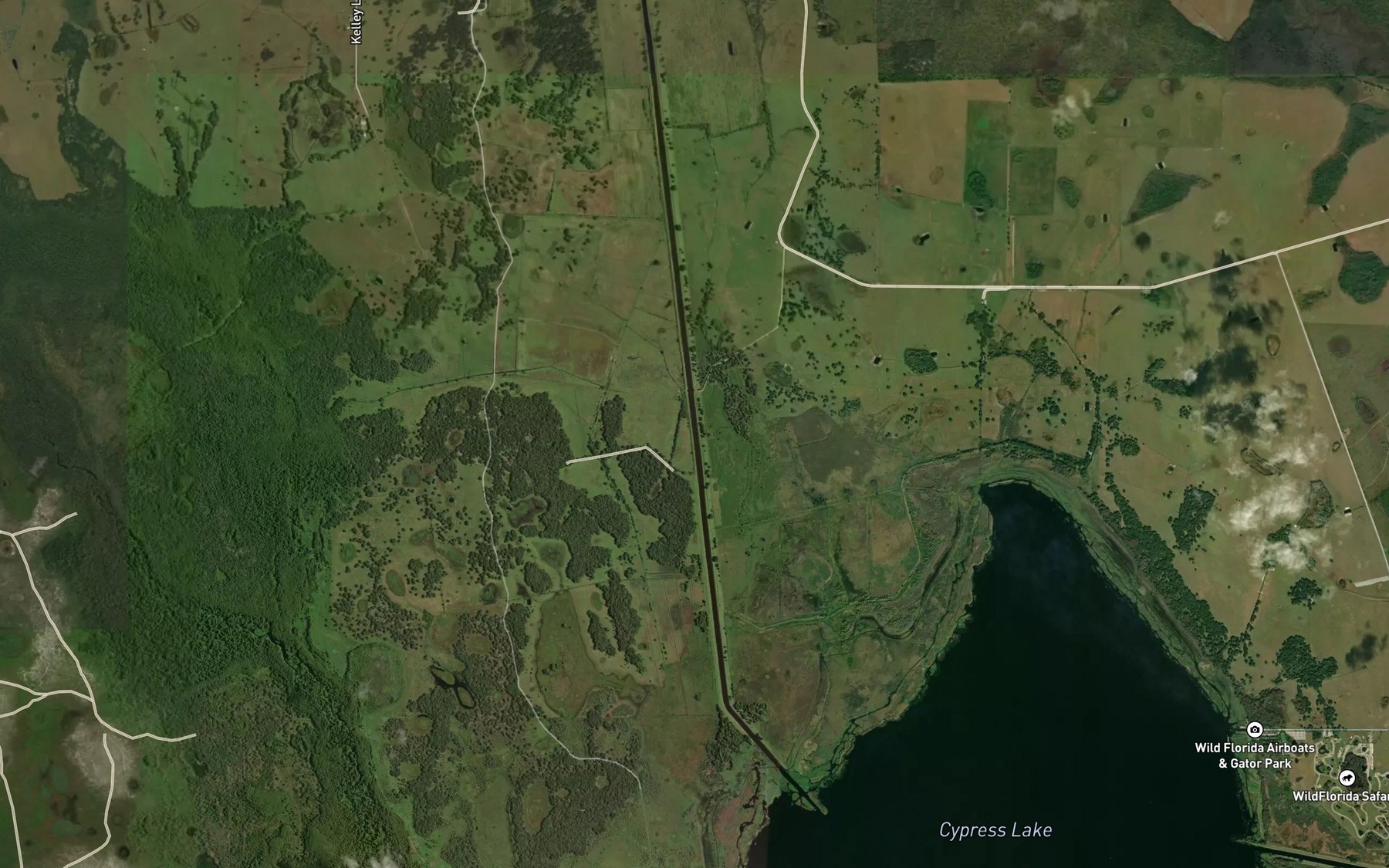 Satellite map of the South Port Canal