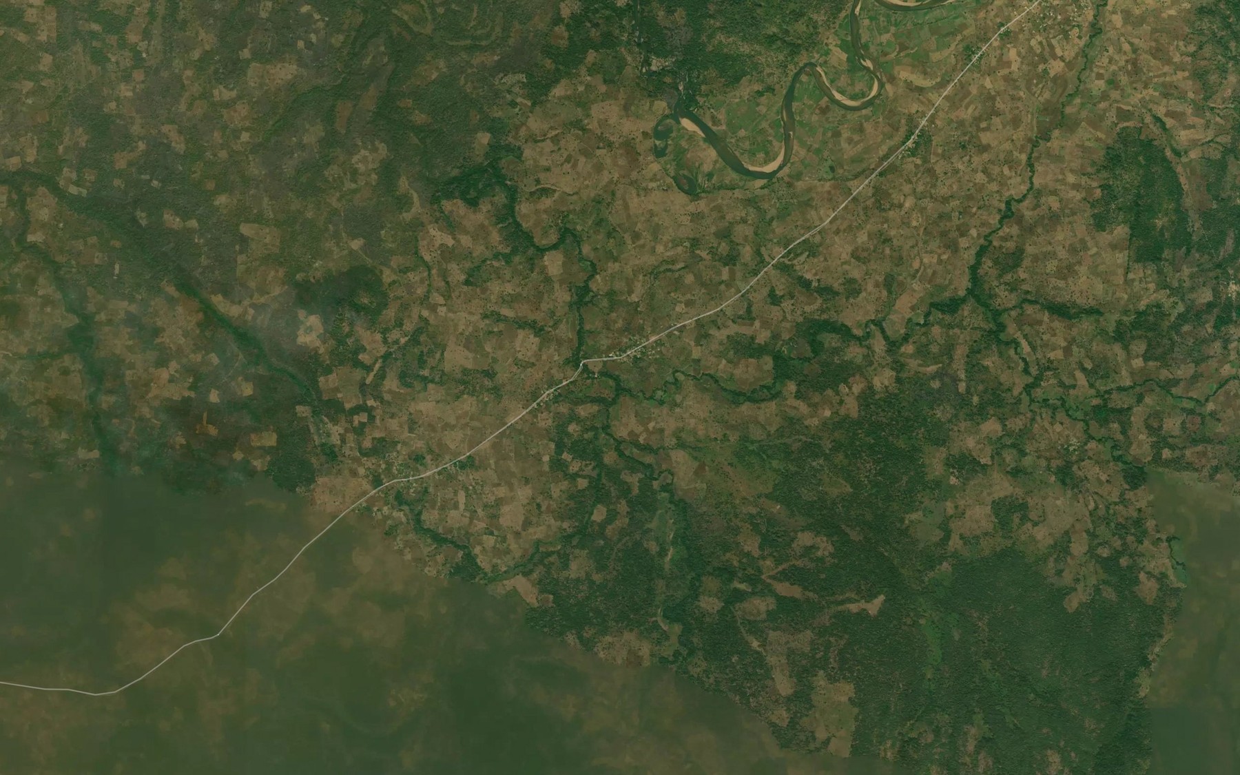 Satellite map of the River Mo