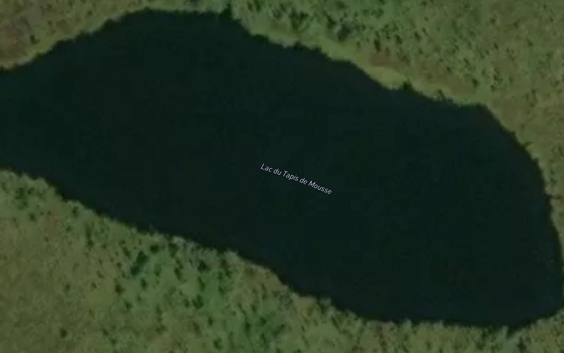 Satellite map of the Lac du Tapis de Mousse