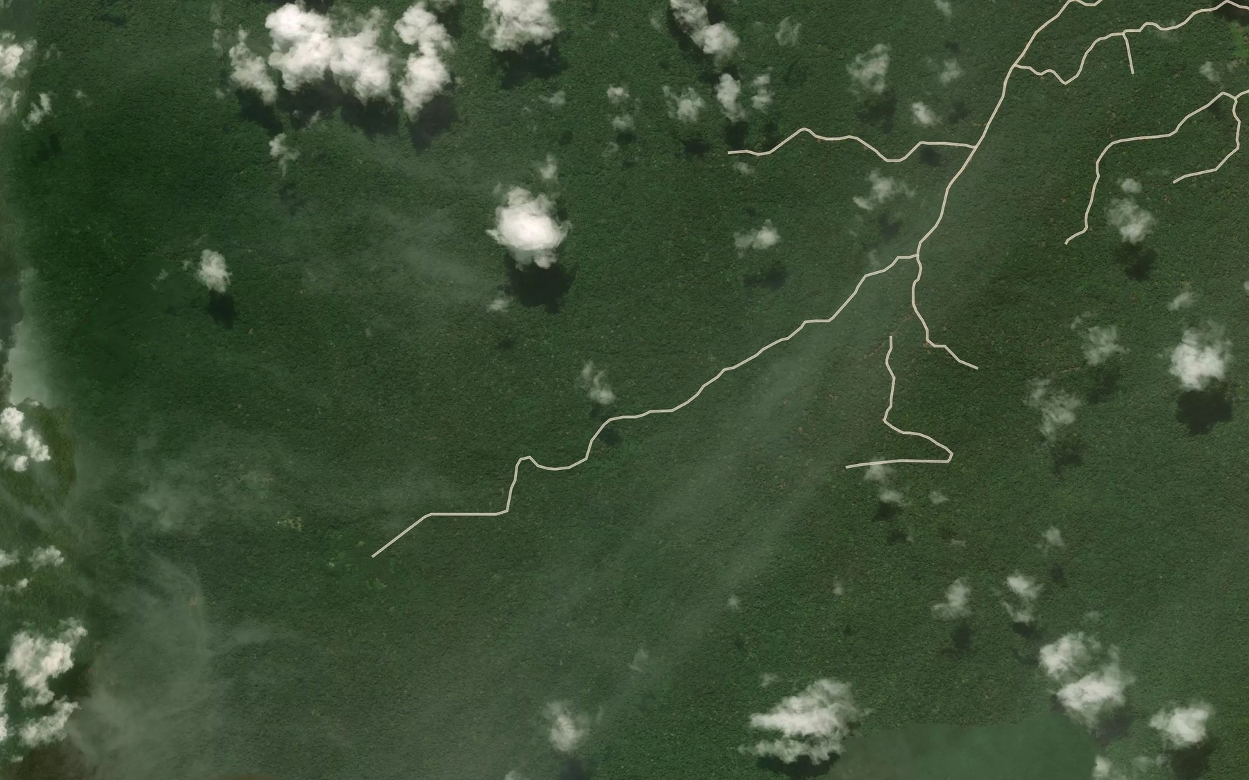 Satellite map of the Otoyenga