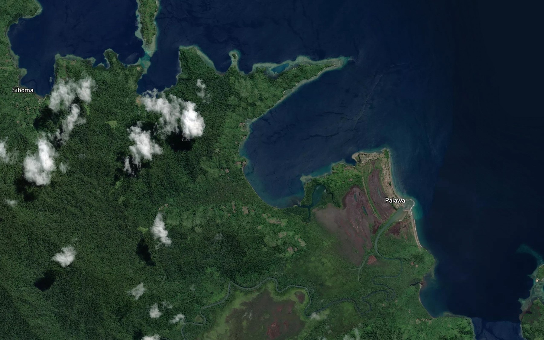 Satellite map of the Natter Bay
