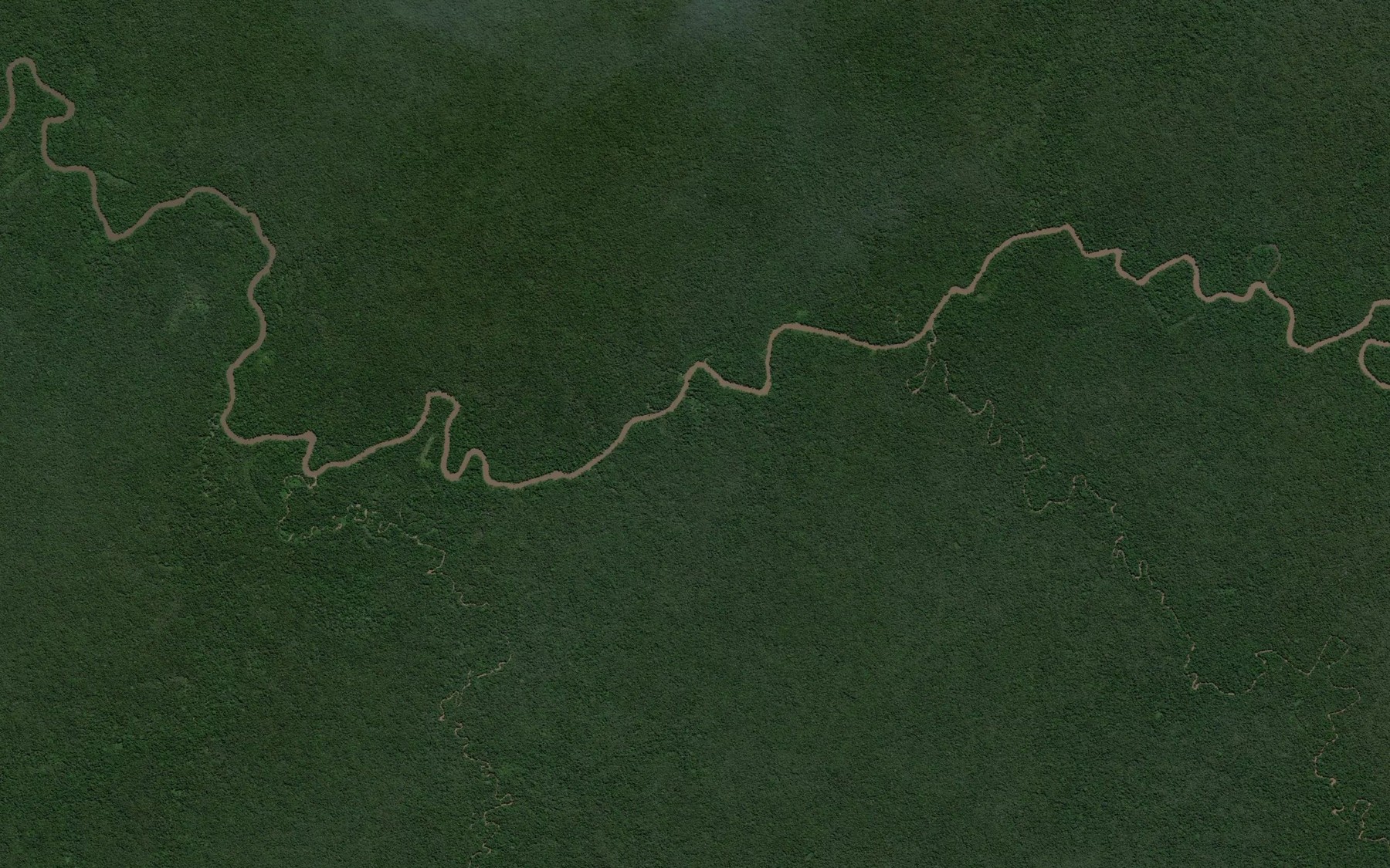 Satellite map of the Irana Creek