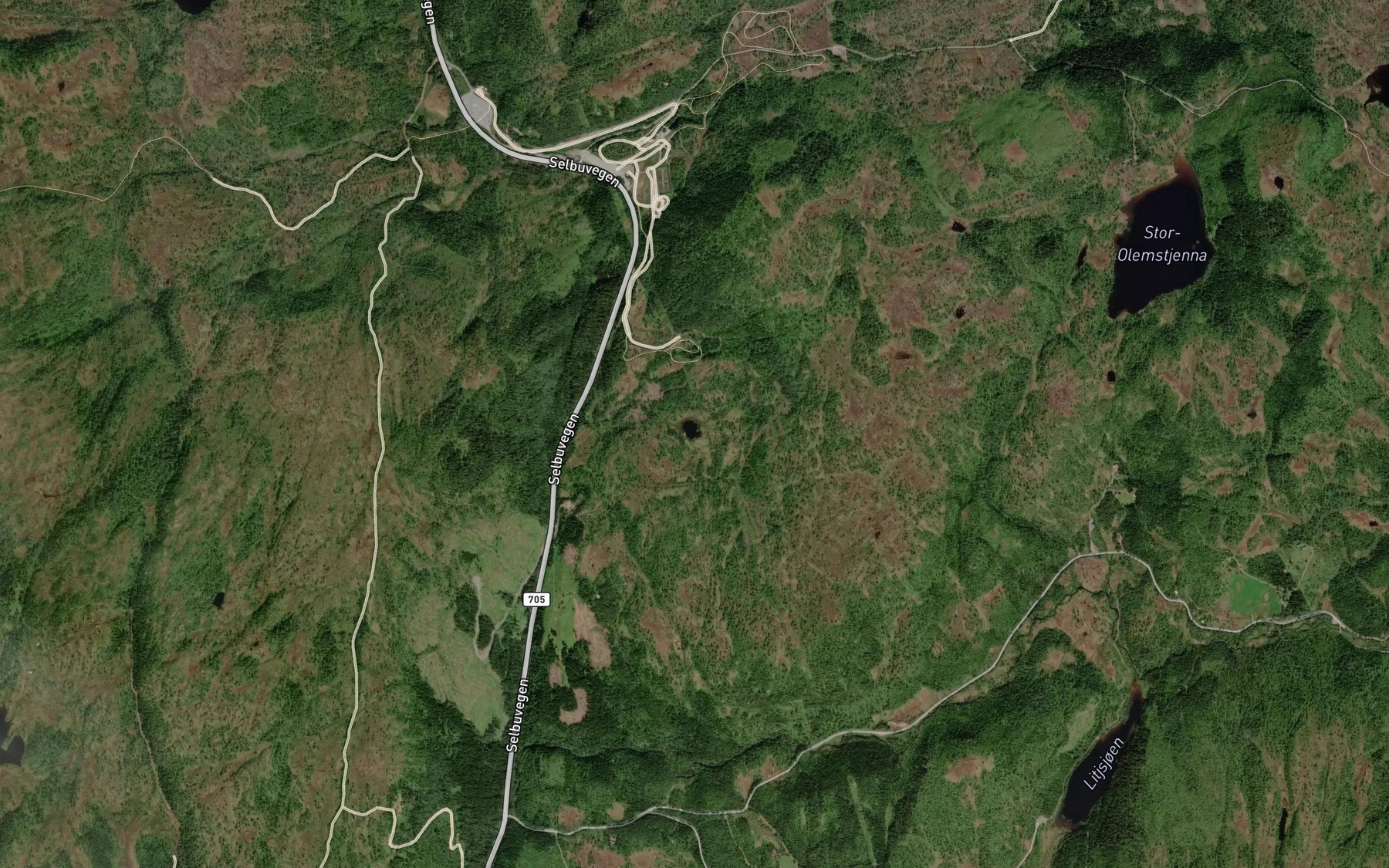 Satellite map of the Skogstjorna