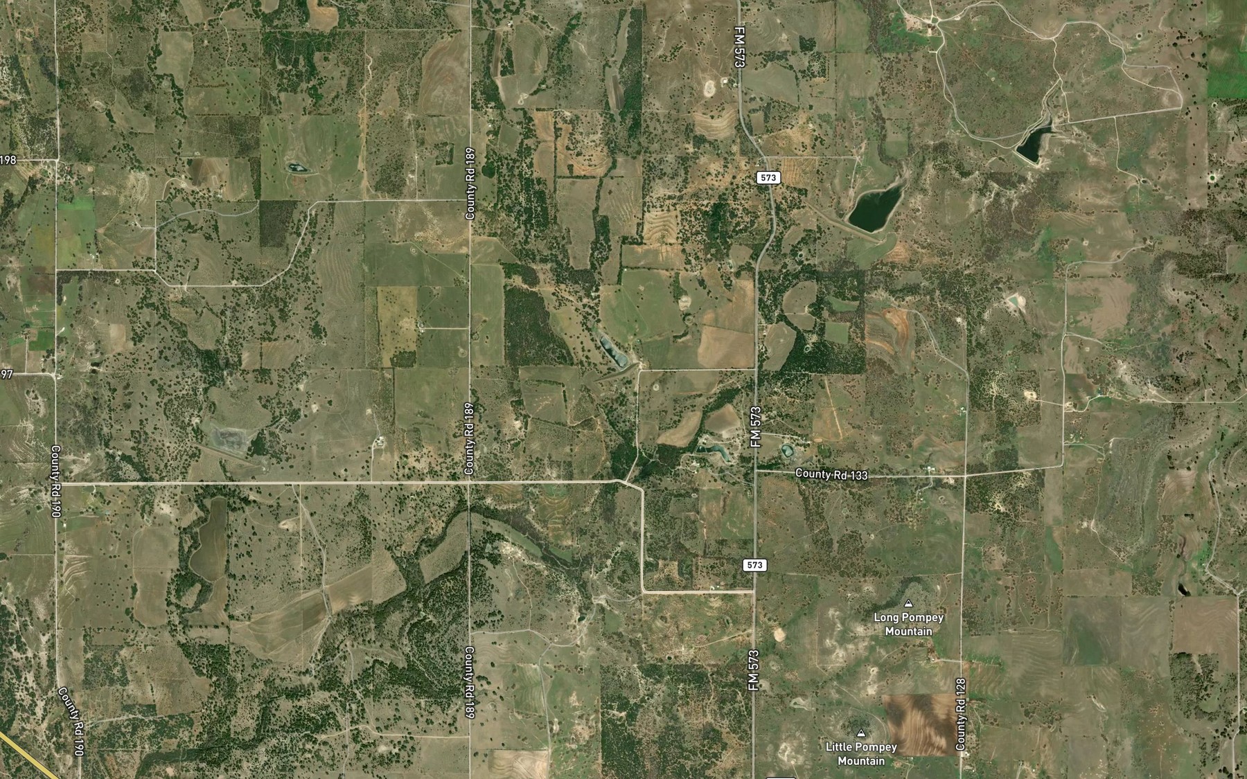 Satellite map of the Soil Conservation Service Site 18 Reservoir