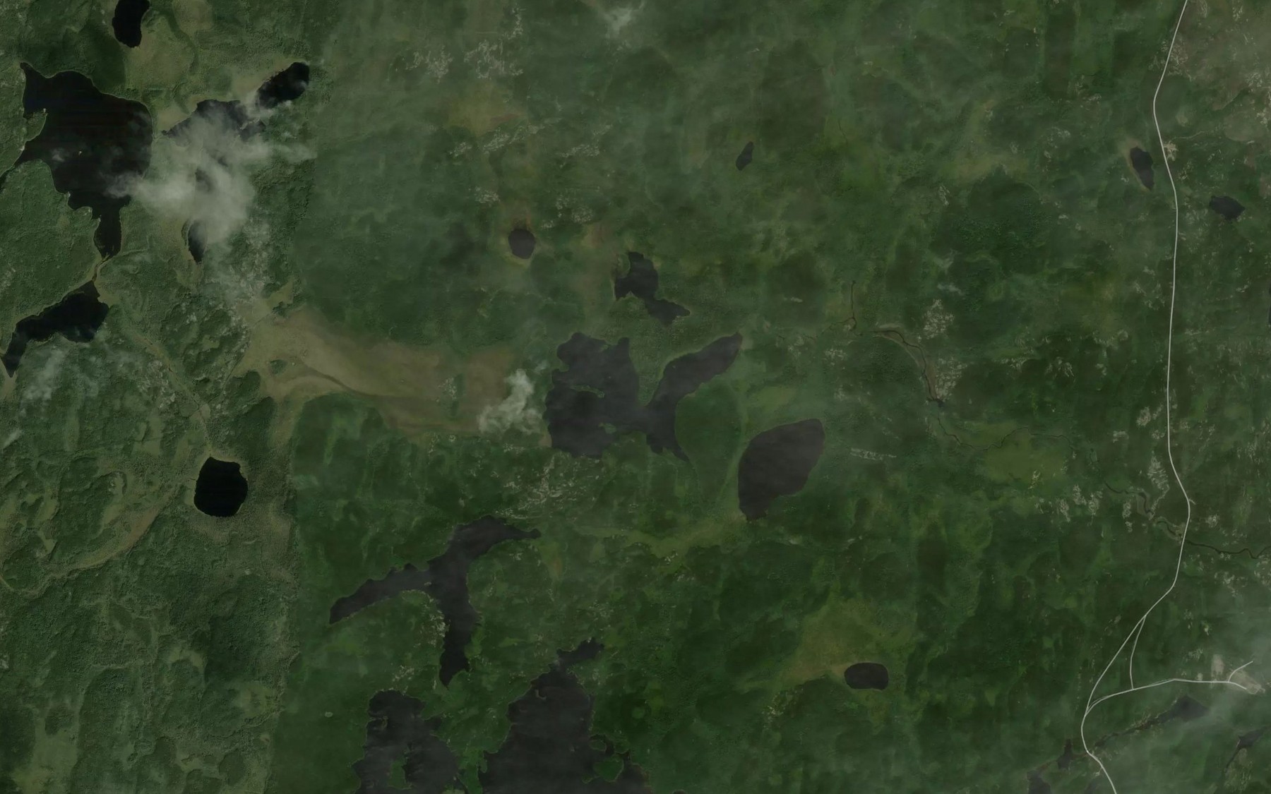 Satellite map of the Kynman Lake