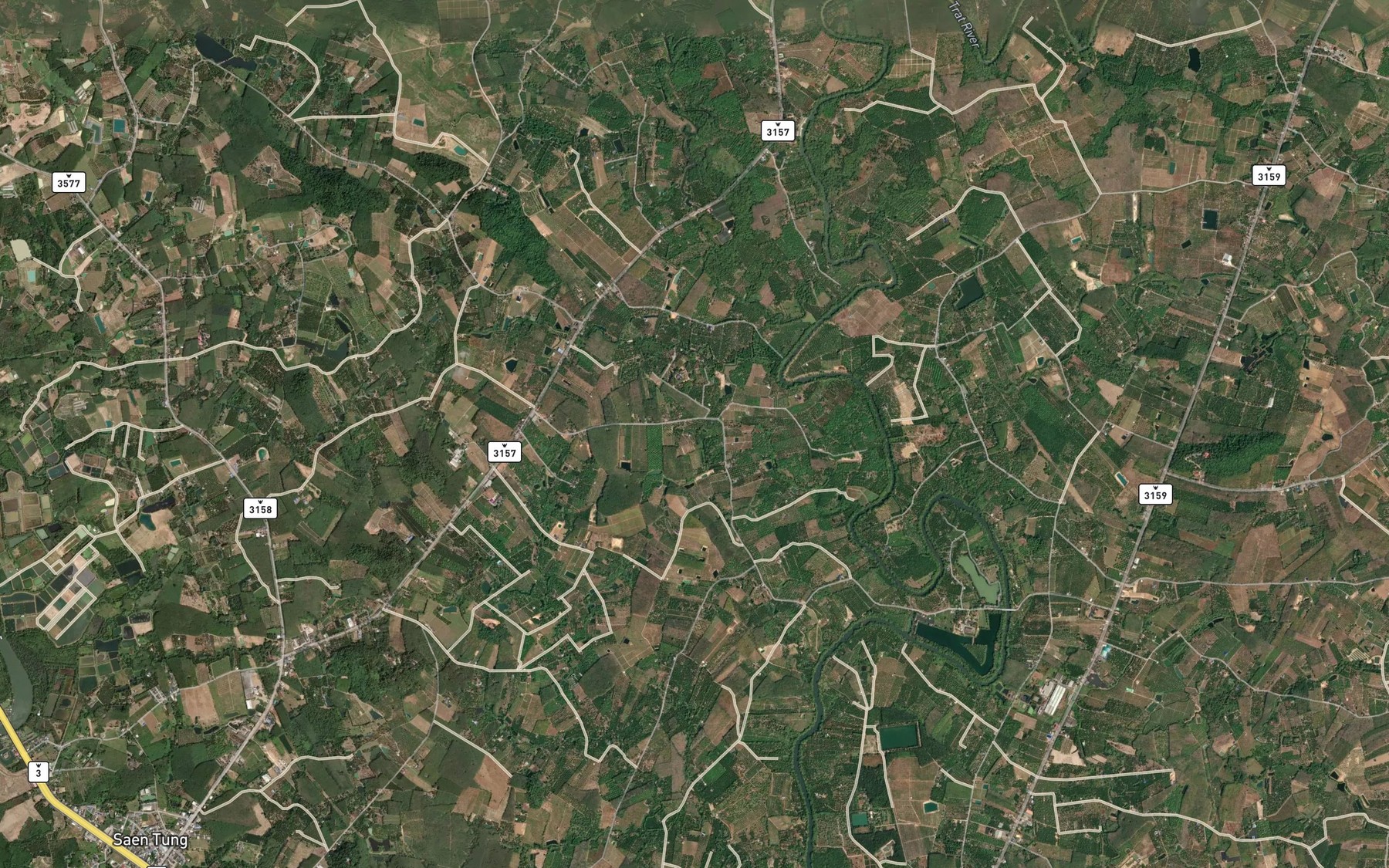 Satellite map of the Sa Kep Nam Ban Khlong Sano