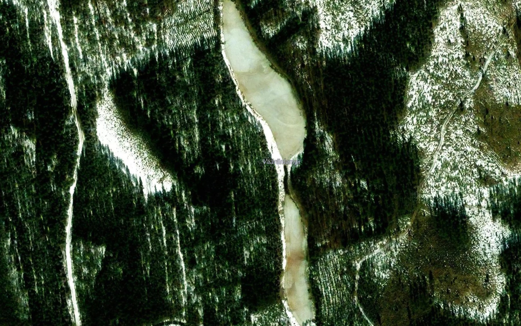Satellite map of the Vaaranlampi